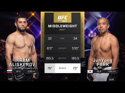 Ikram Aliskerov v JunYong Park | Middleweight Bout | Highlights | UFC 321