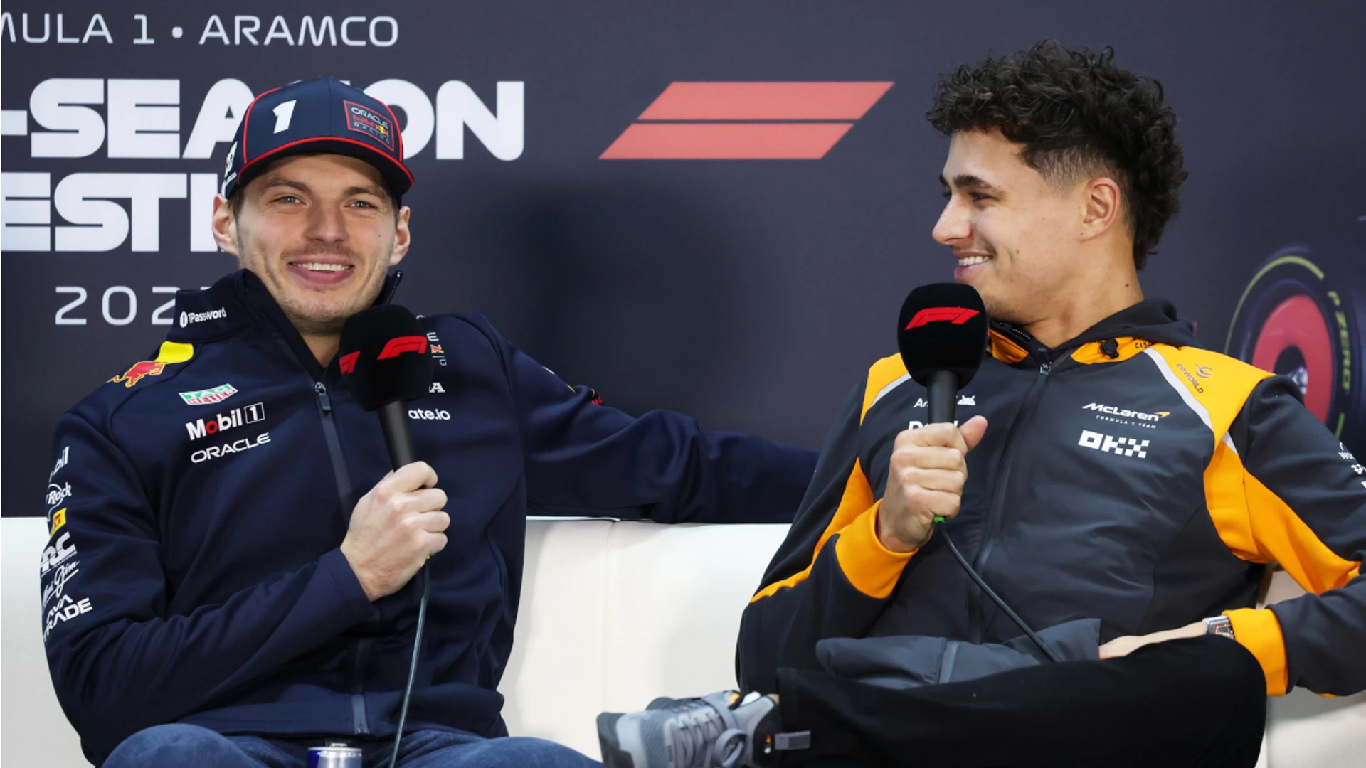 Verstappen and Norris joke about 'terrible' relationship