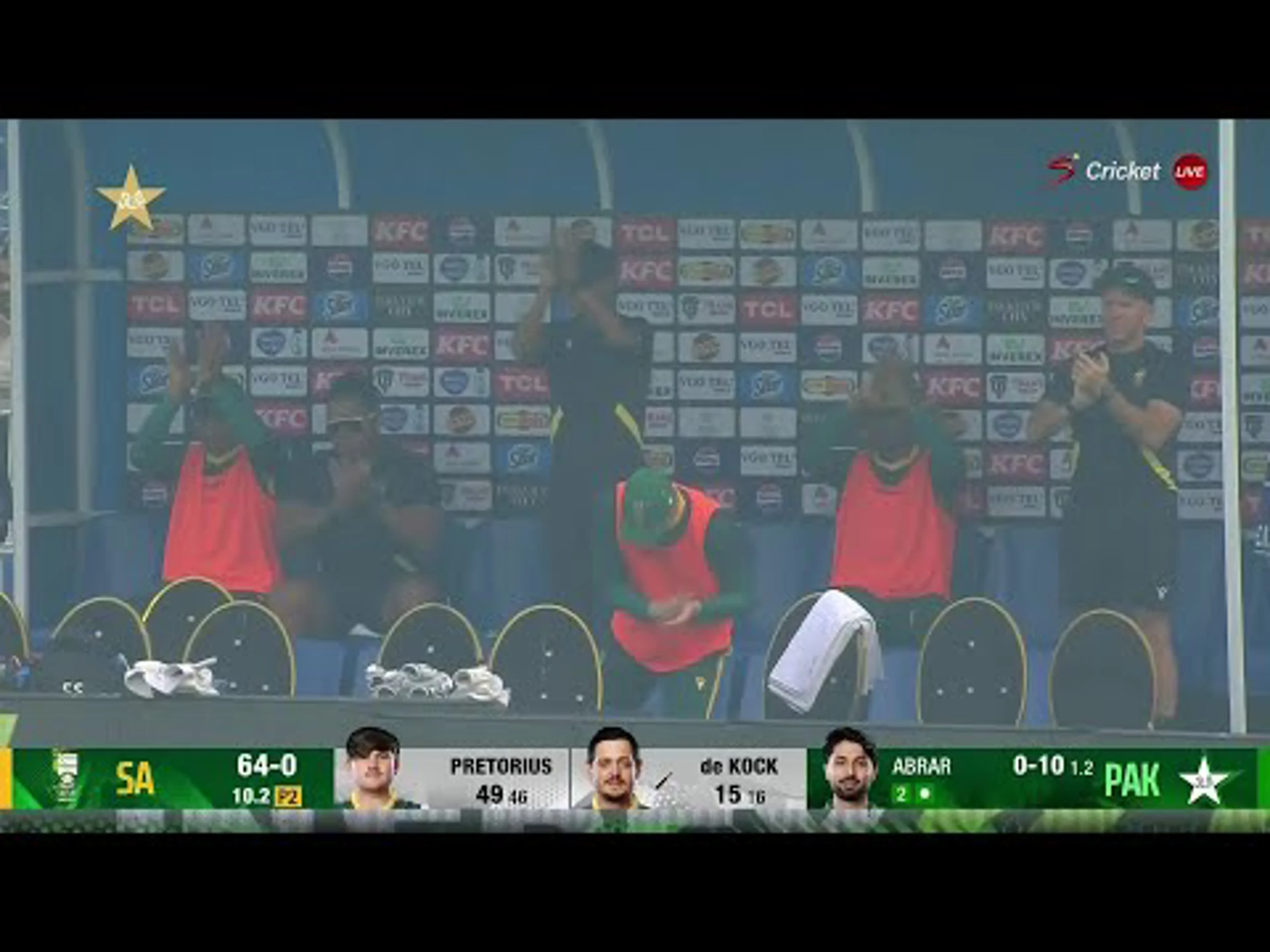 Pakistan v South Africa | 1st ODI | 1st innings | Lhuan-Dre Pretorius 57