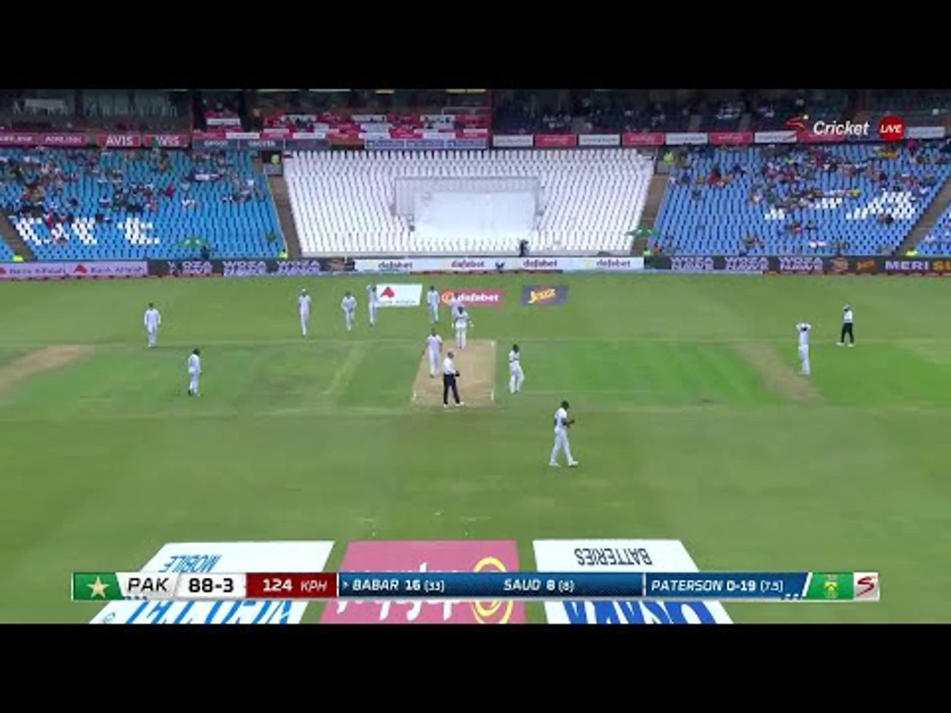 South Africa v Pakistan | 1st Test | 2nd day