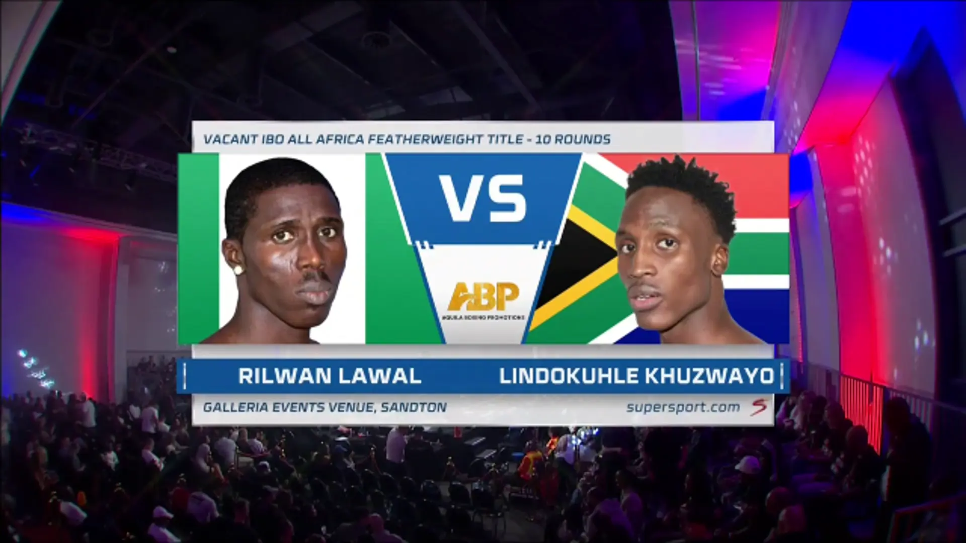 Rilwan Lawal v Lindokuhle Kuzwayo | Featherweight Title | Highlights | Aquila Boxing Promotions