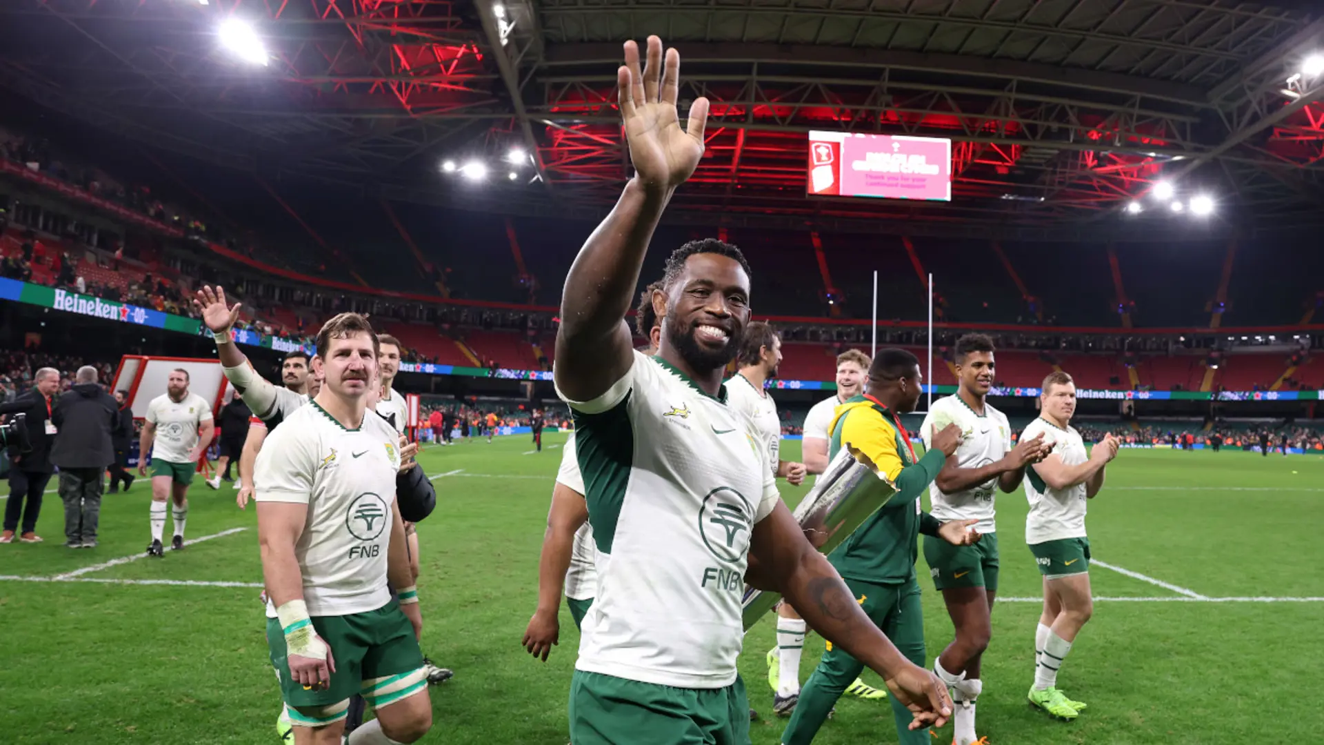 Erasmus hails Springboks' 'proper performance' after Wales thrashing
