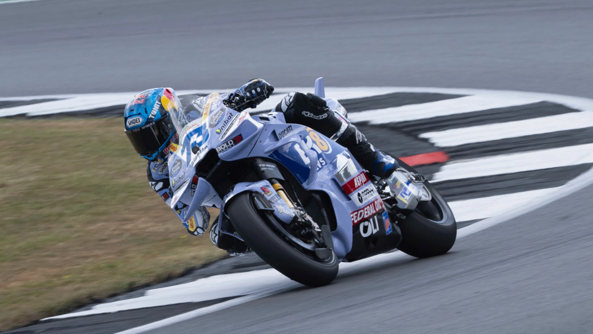 Alex Marquez wins British GP sprint to end brother Marc's winning streak
