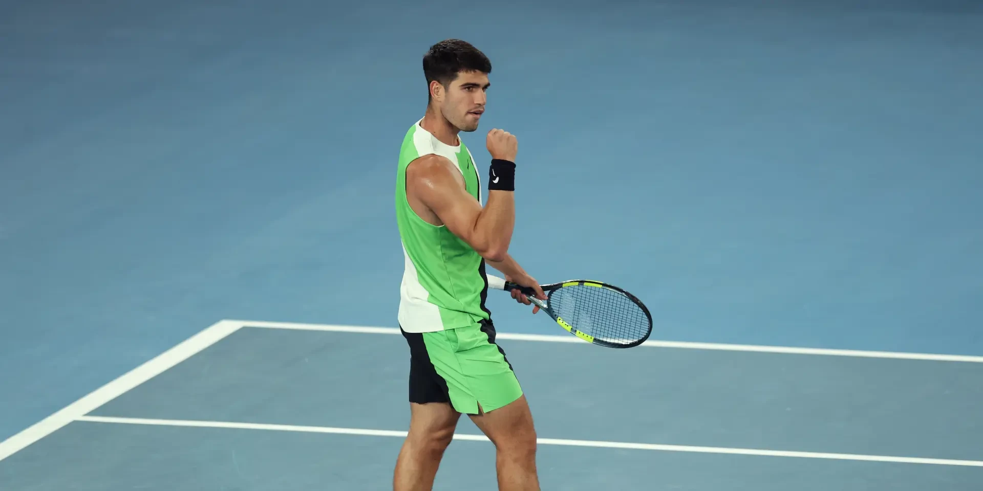 TOUGH TEST: Alcaraz kicks off career Grand Slam bid with victory over Walton