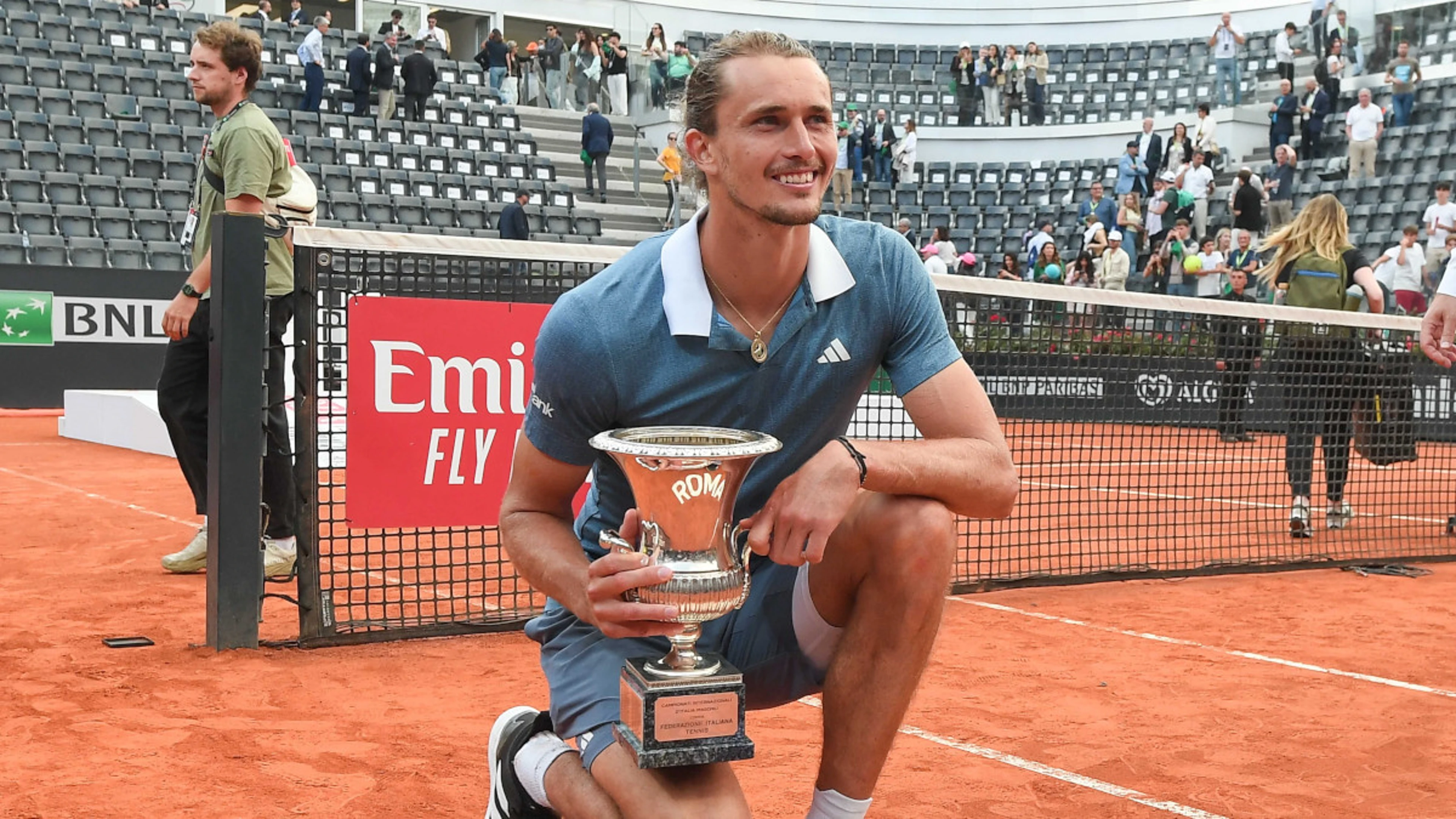 Zverev beats Jarry to claim second Rome Open title
