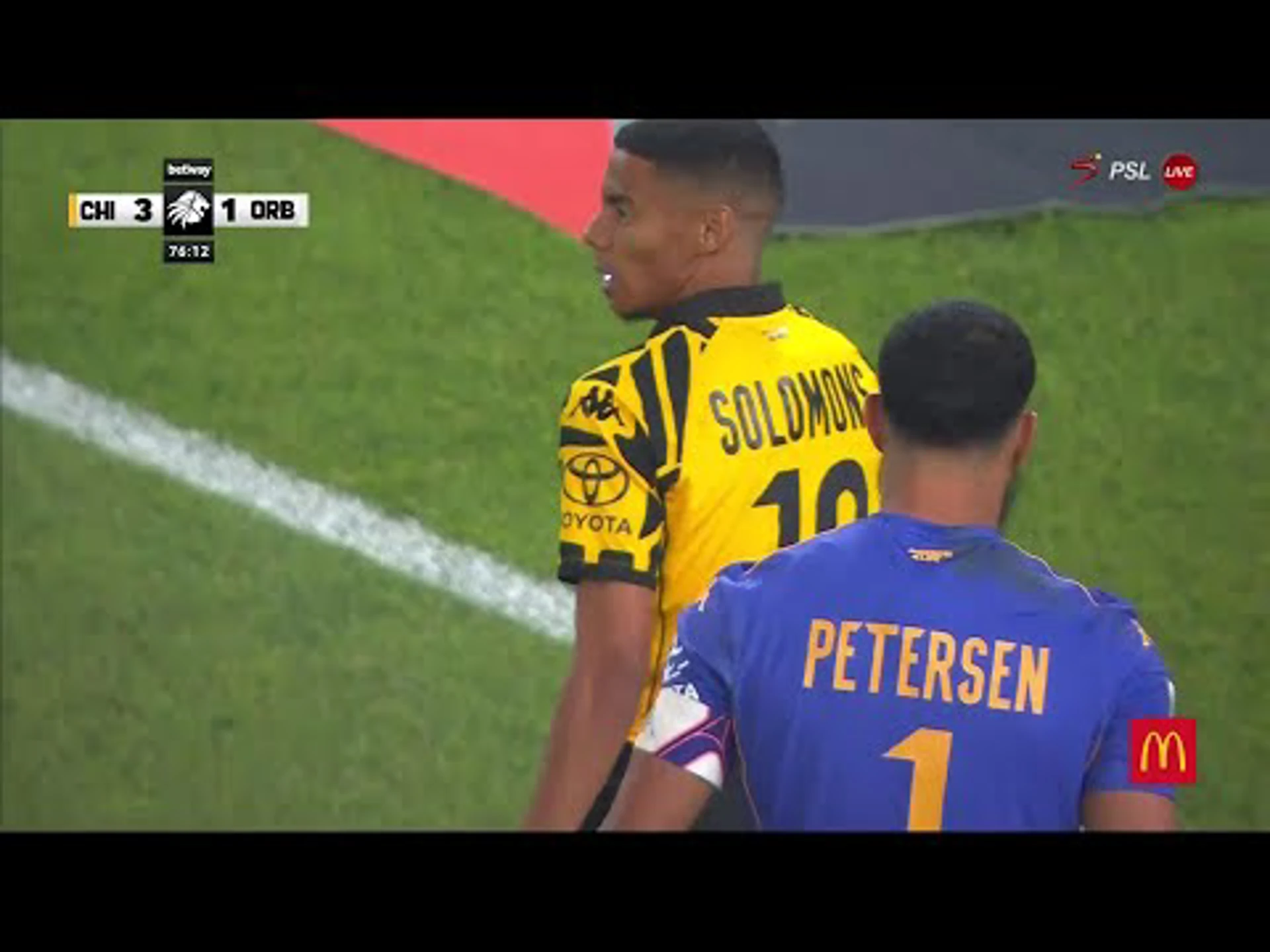 Brandon Petersen with a Spectacular Gk Save vs. Orbit College