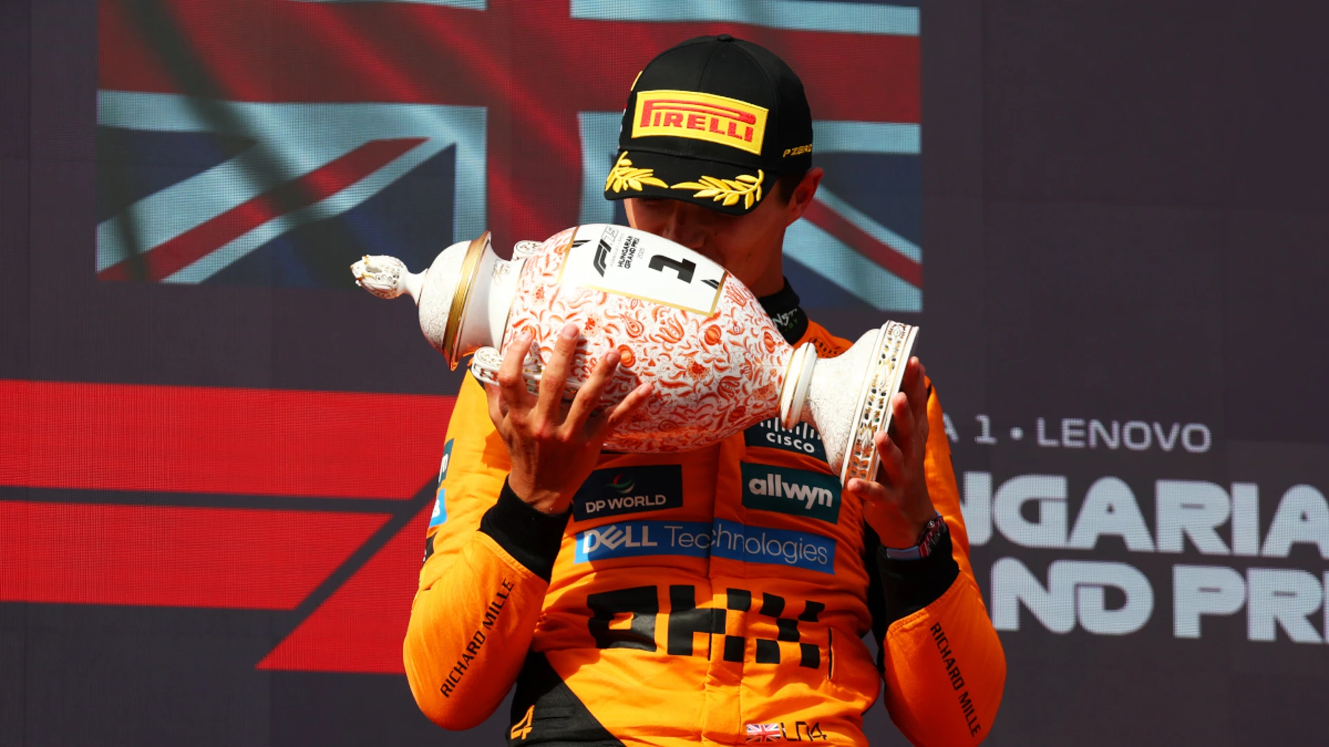 RELENTLESS MARCH: Norris wins in Hungary in another McLaren 1-2