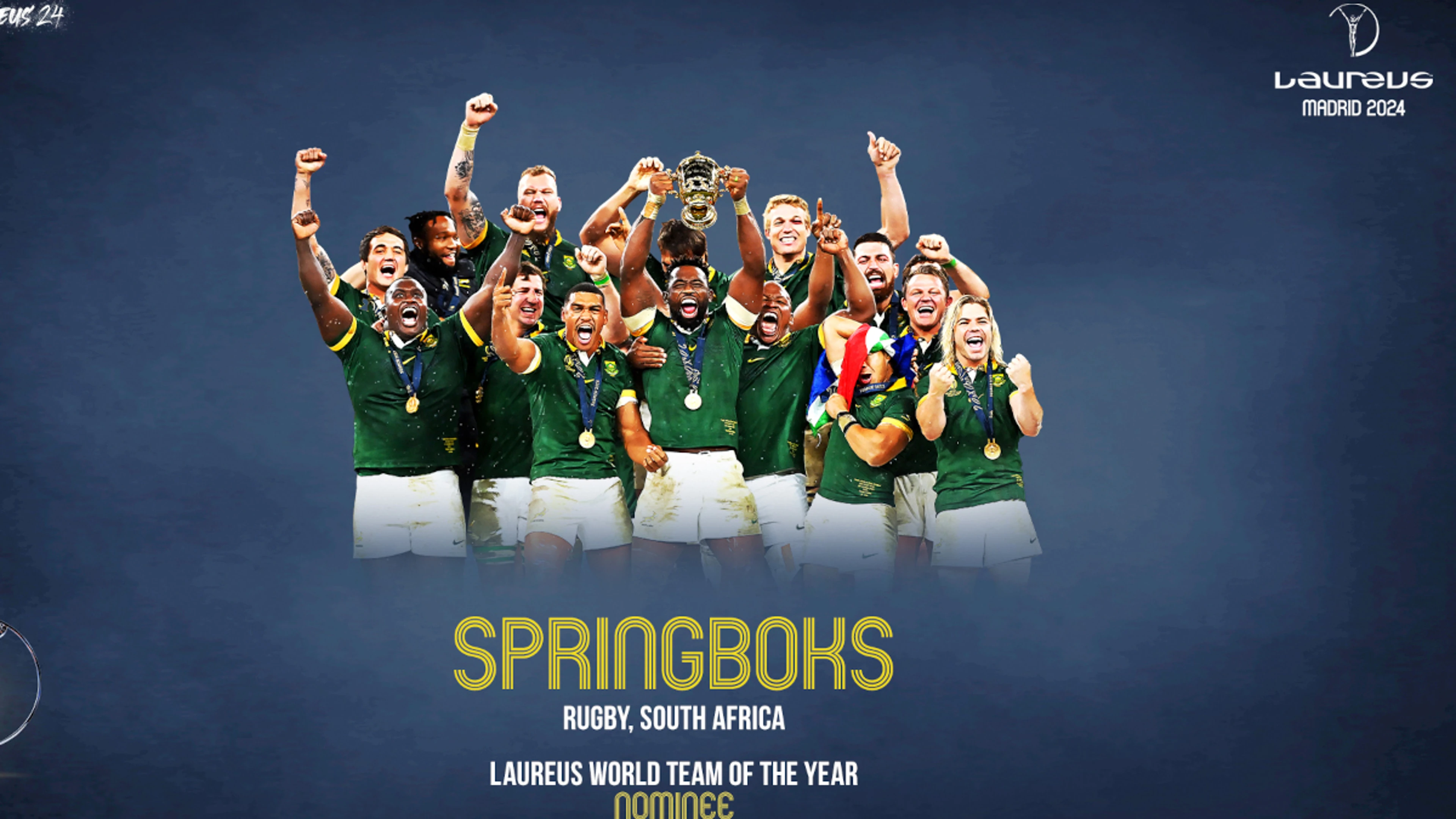 Springboks and Kolisi in line for top Laureus awards