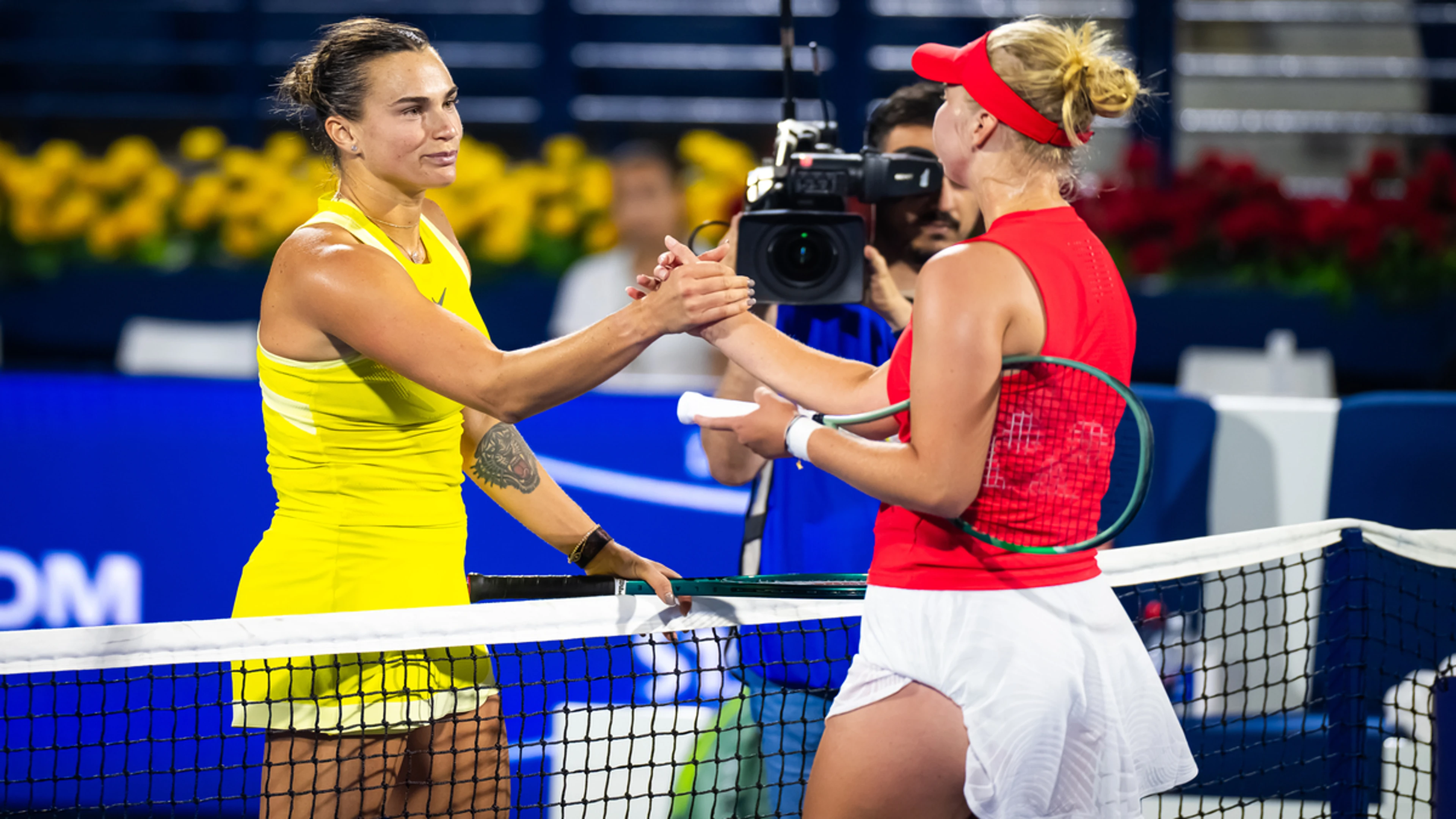 Sabalenka 'all over the place' in Dubai exit