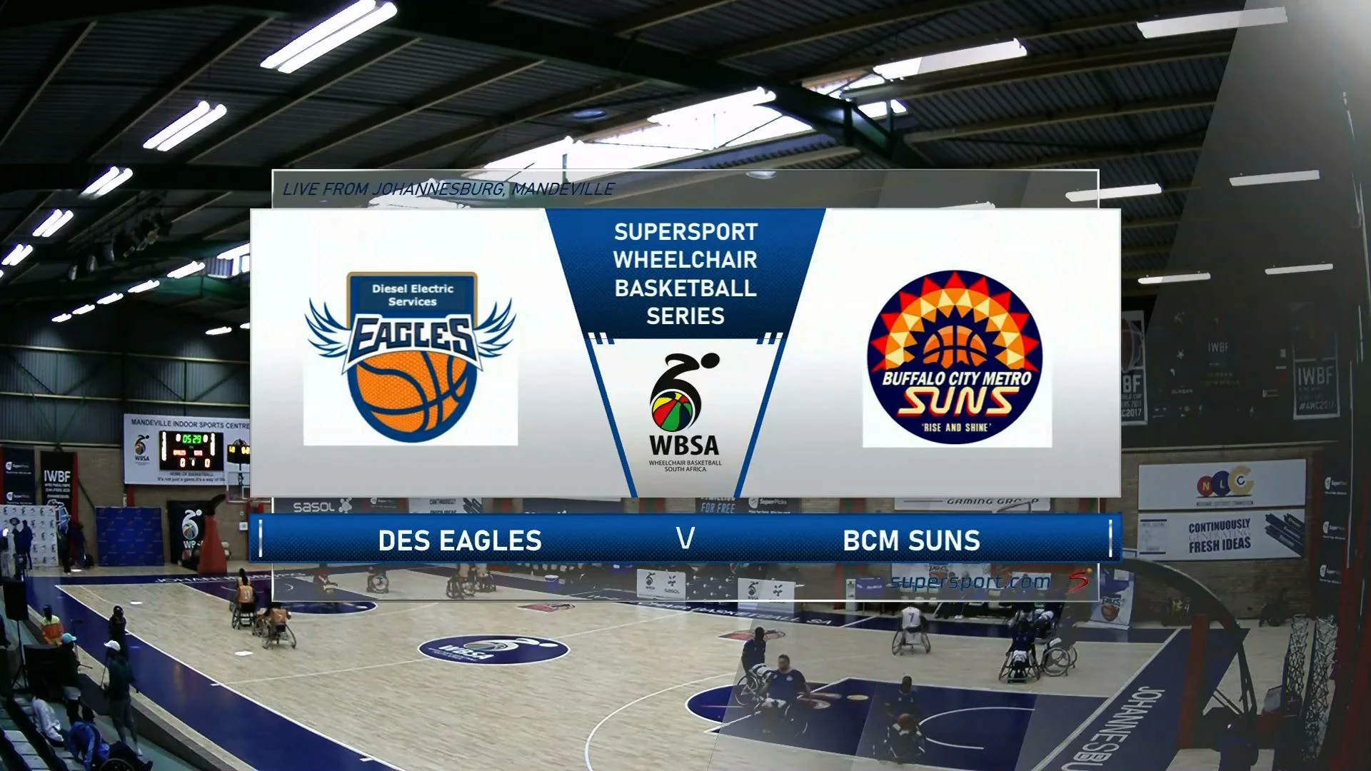 DES Eagles v BCM Suns | Match Highlights | SuperSport Wheelchair Basketball Series