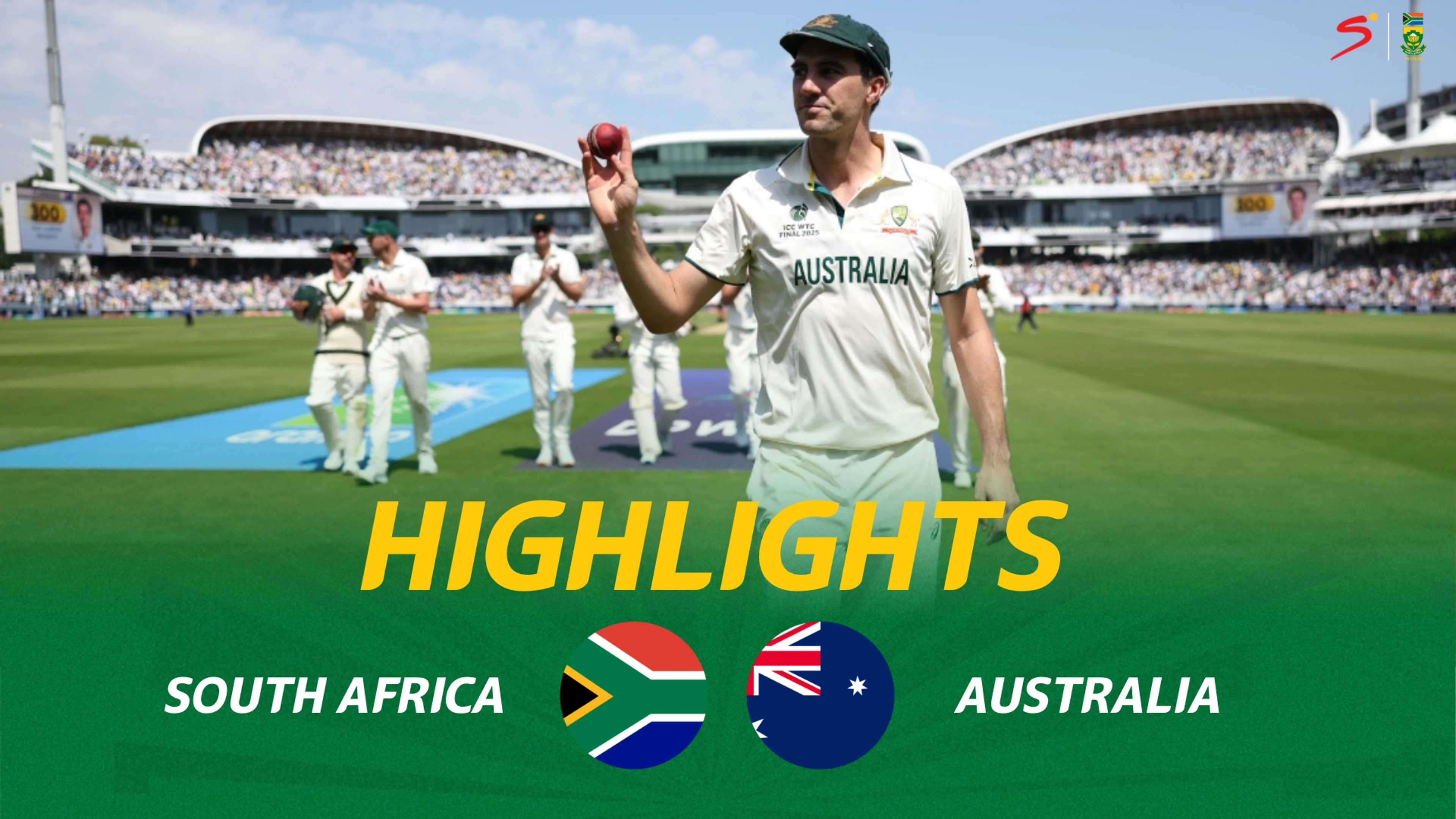 South Africa v Australia | Short Highlights | WTC Final Day 2