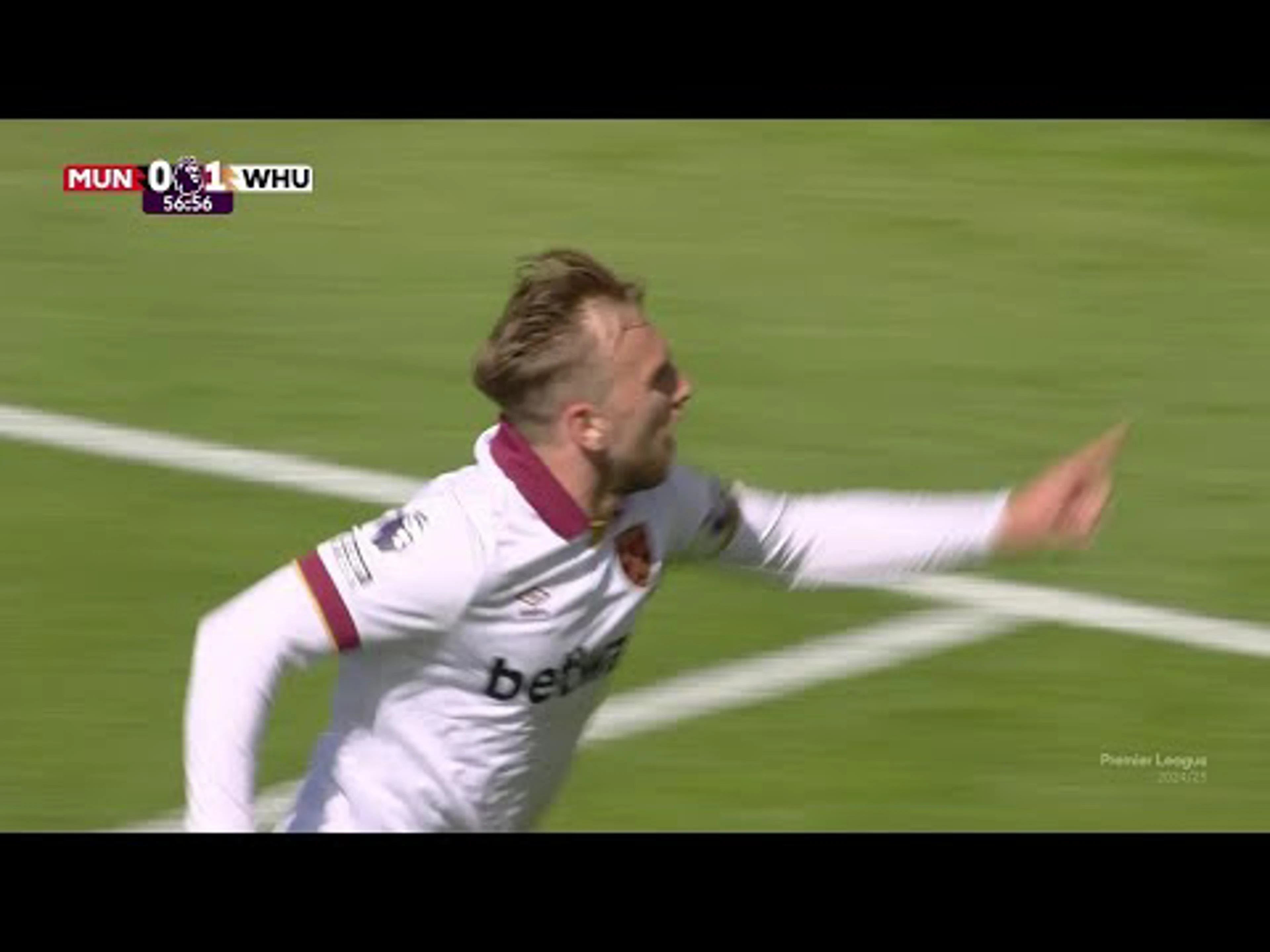 Jarrod Bowen | 57ᵗʰ Minute Goal v Manchester United