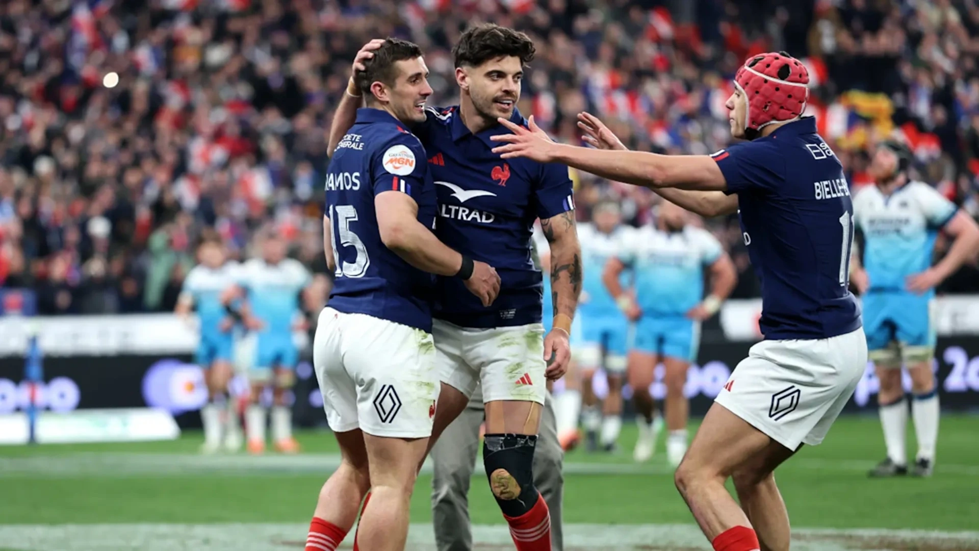 SECOND-HALF SURGE: France outclass Scotland to secure Six Nations title