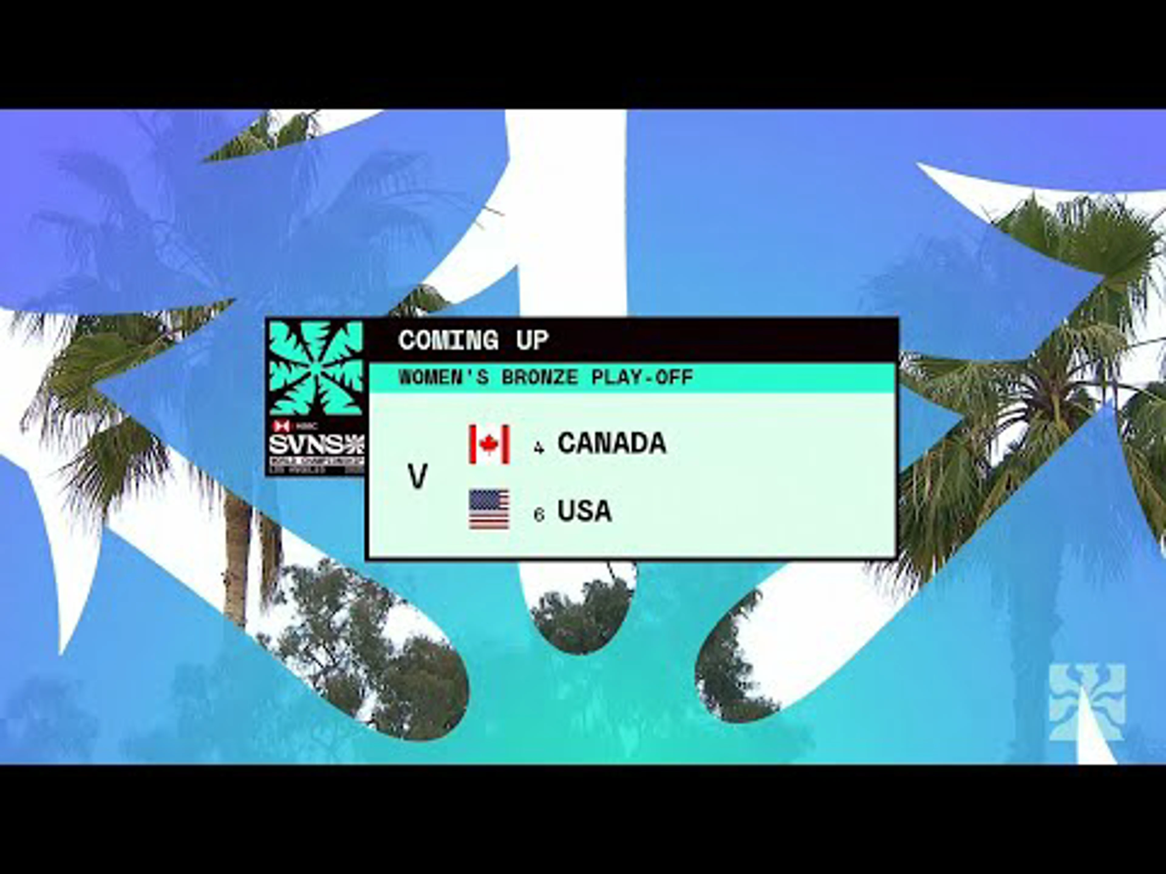 Canada v USA | 3rd P/O | Highlights |World Rugby HSBC Women's Sevens Series Los Angeles