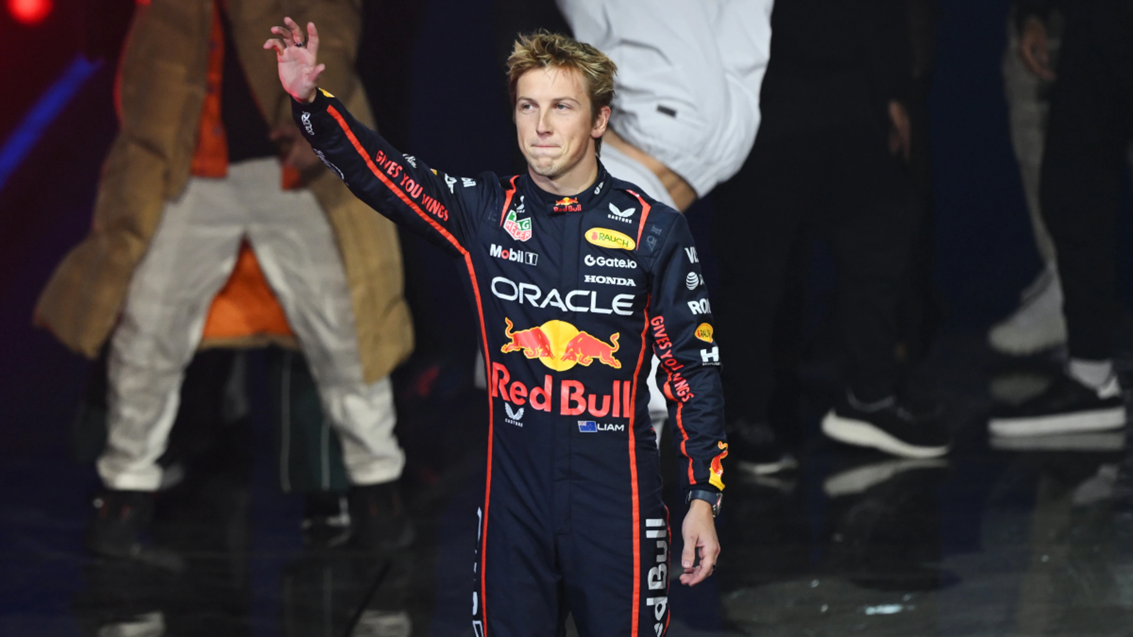 Lawson enters the lion's den with a smile