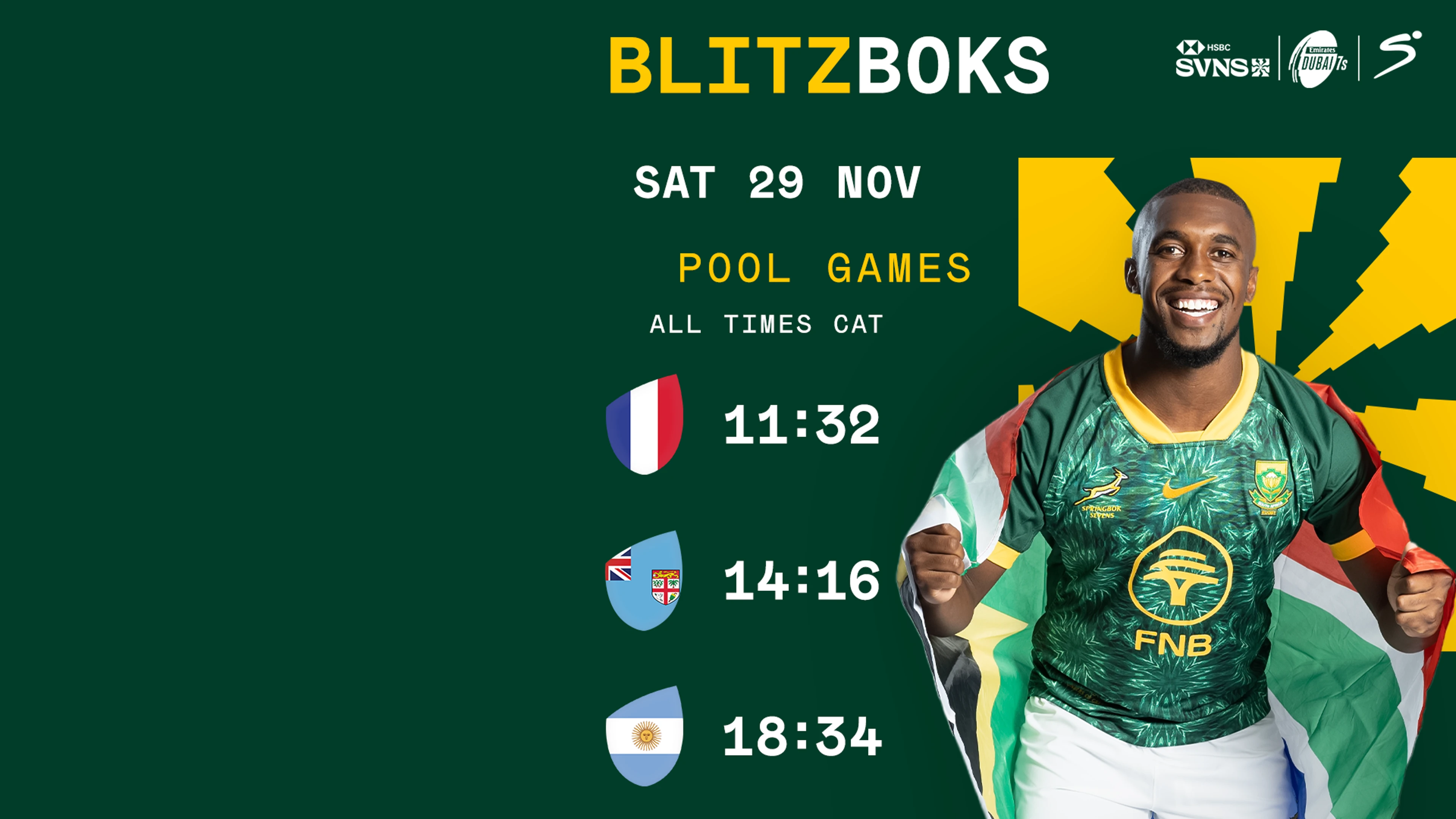 UP FOR IT: Blitzboks are good to go, now to deliver in Dubai