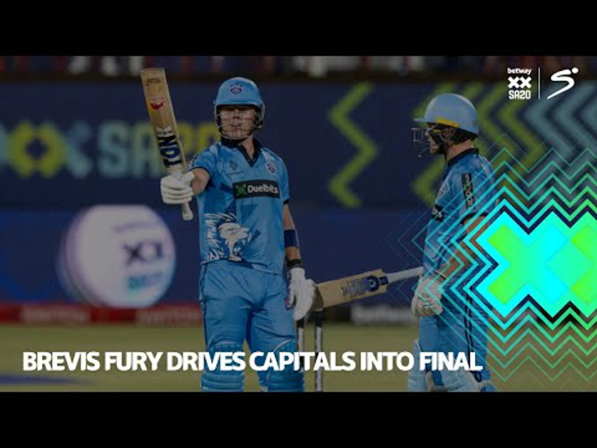 Dewald Brevis 75* Runs | Sunrisers E Cape v Pretoria Capitals | Betway SA20