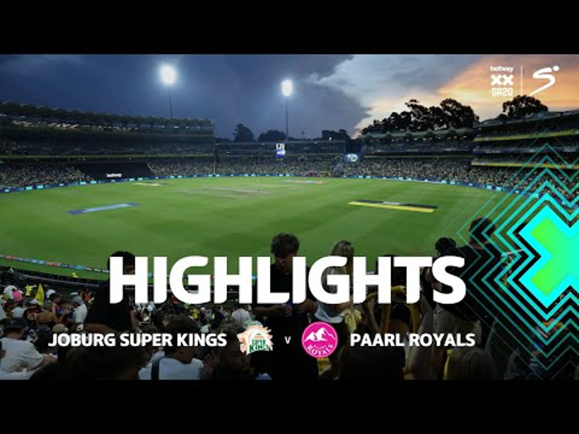Joburg Super Kings v Paarl Royals | Short Highlights | Betway SA20