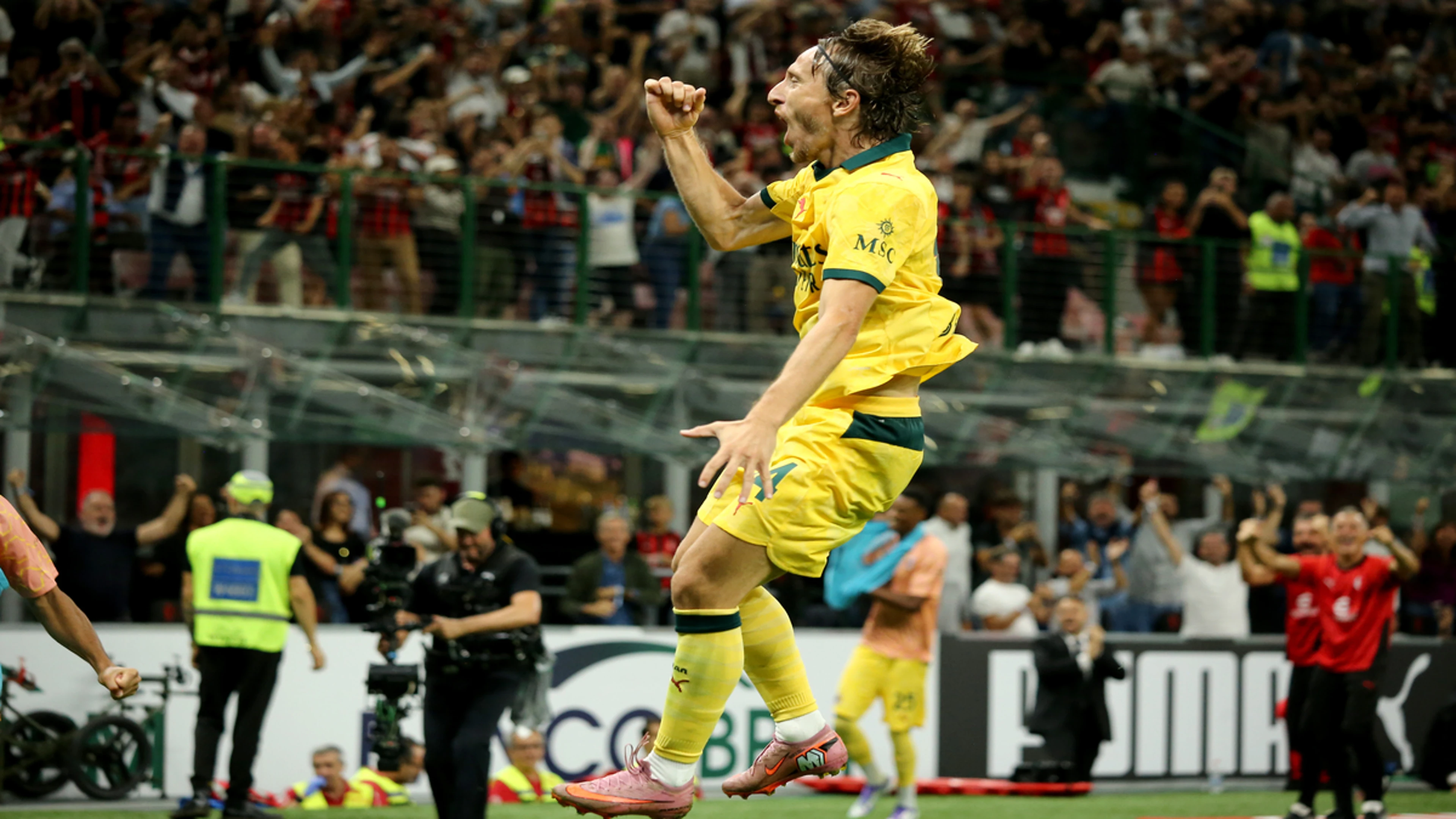 Modric nets decisive strike as Milan edge Bologna in tense encounter