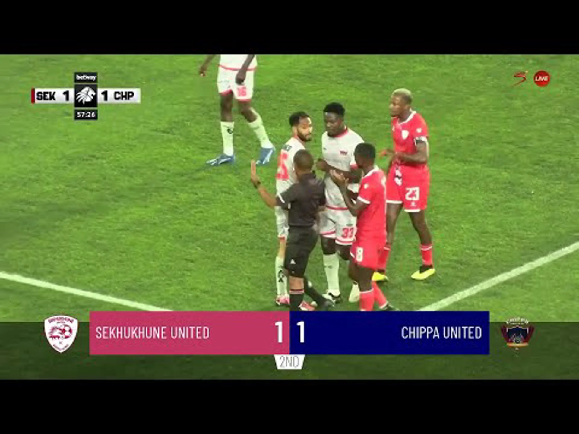 Sirgio Kammies | Red Card v Sekhukhune United