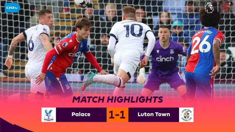 Crystal Palace v Luton Town | Match in 3 Minutes | Premier League | Highlights