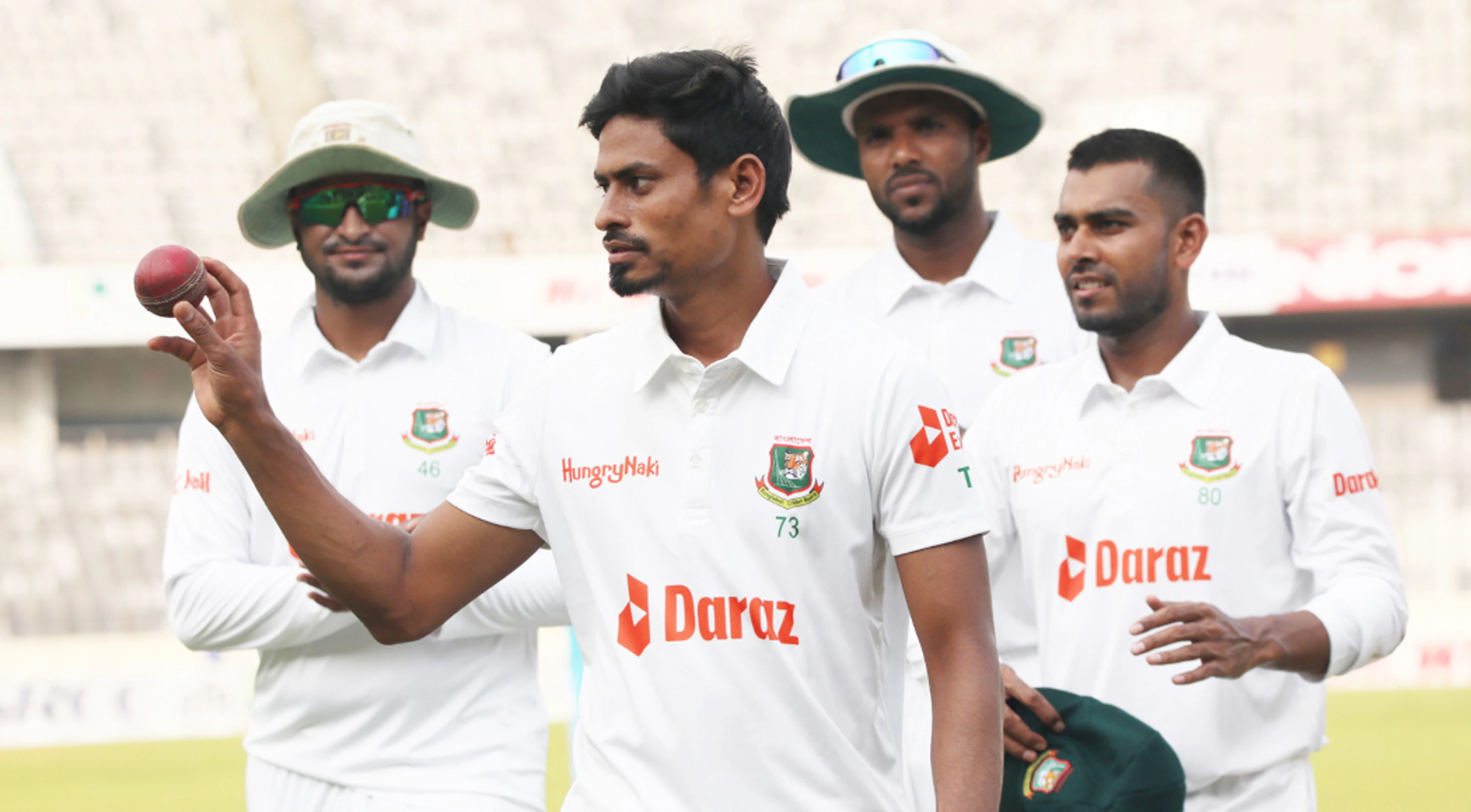 Ireland strike after making 214 in Bangladesh test