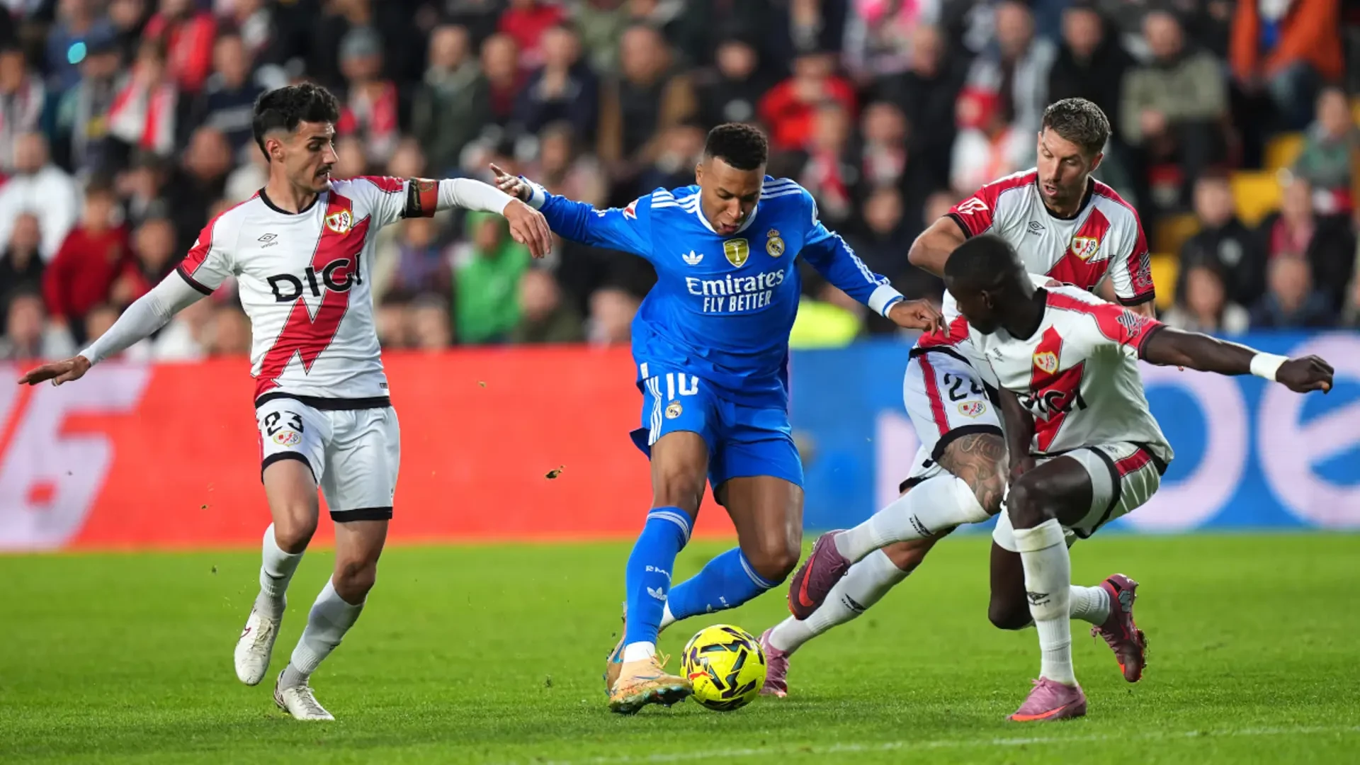 LOS BLANCOS FRUSTRATED: Liga leaders Real Madrid drop points in Rayo draw