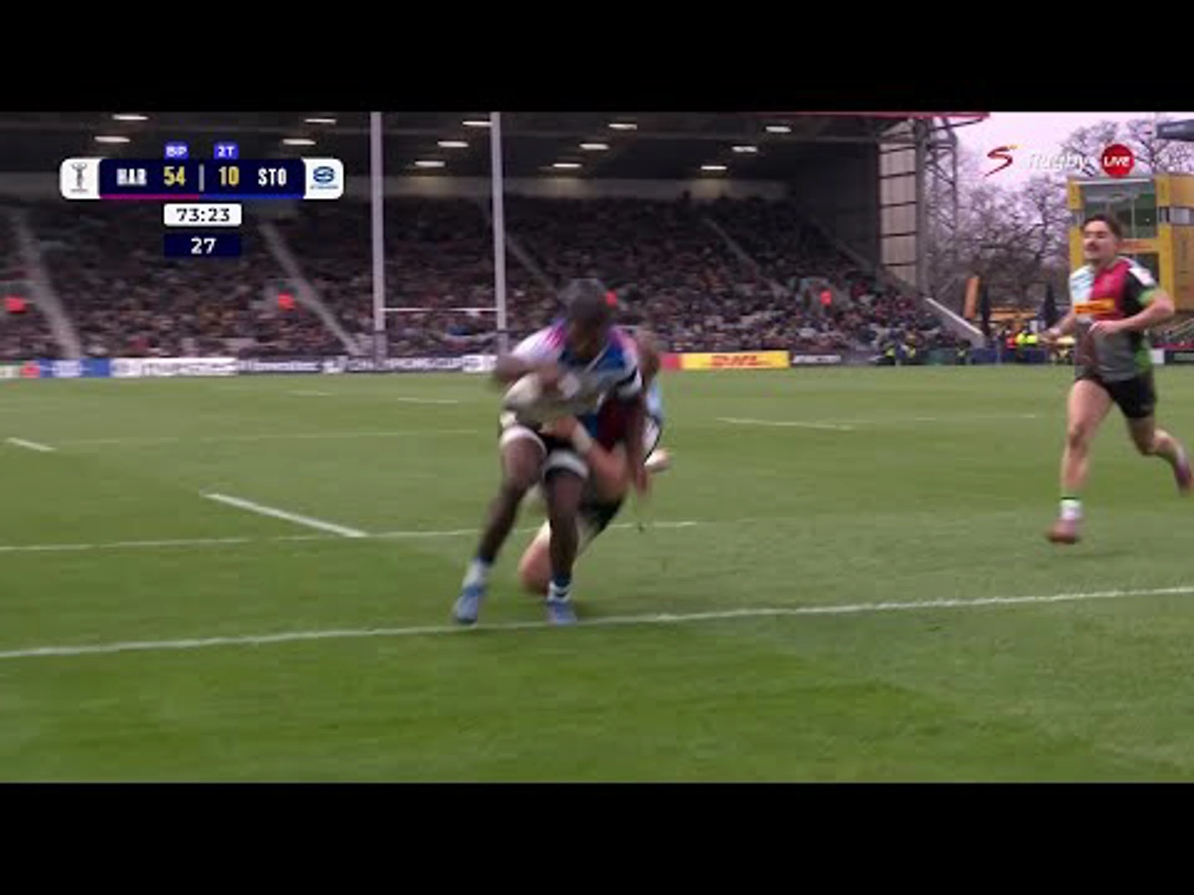Dylan Maart With a Try vs. Harlequins
