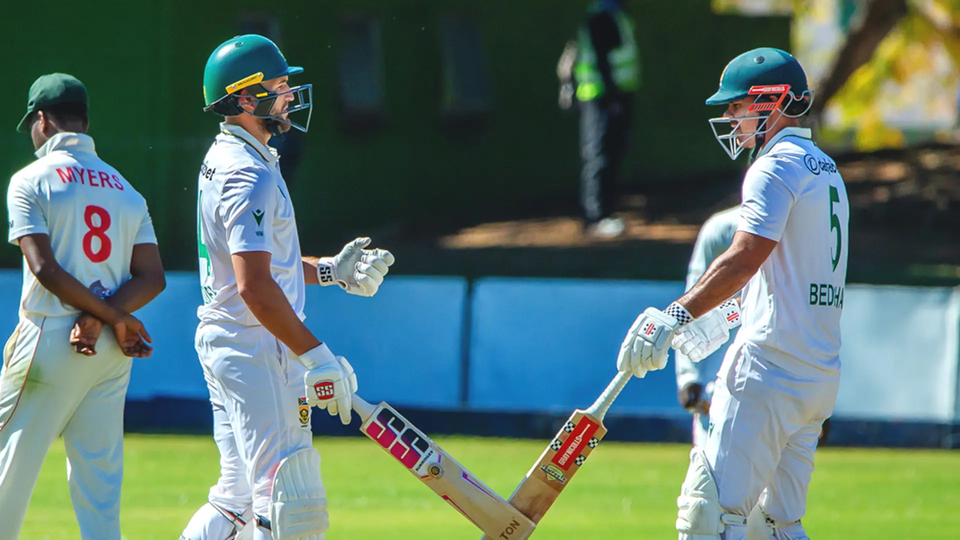 Mulder's half-century hands South Africa control