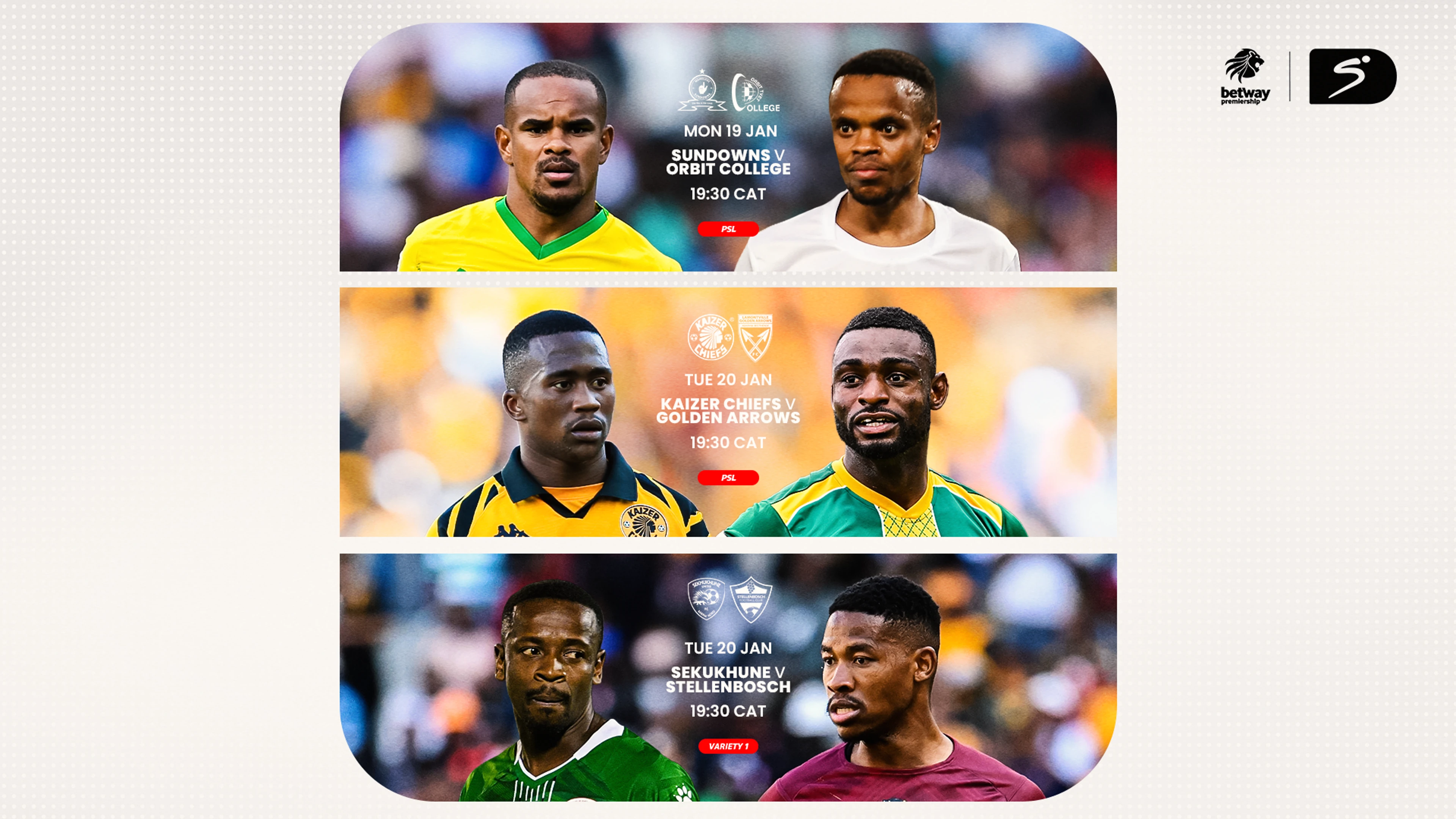 Betway Premiership resumes with midweek action