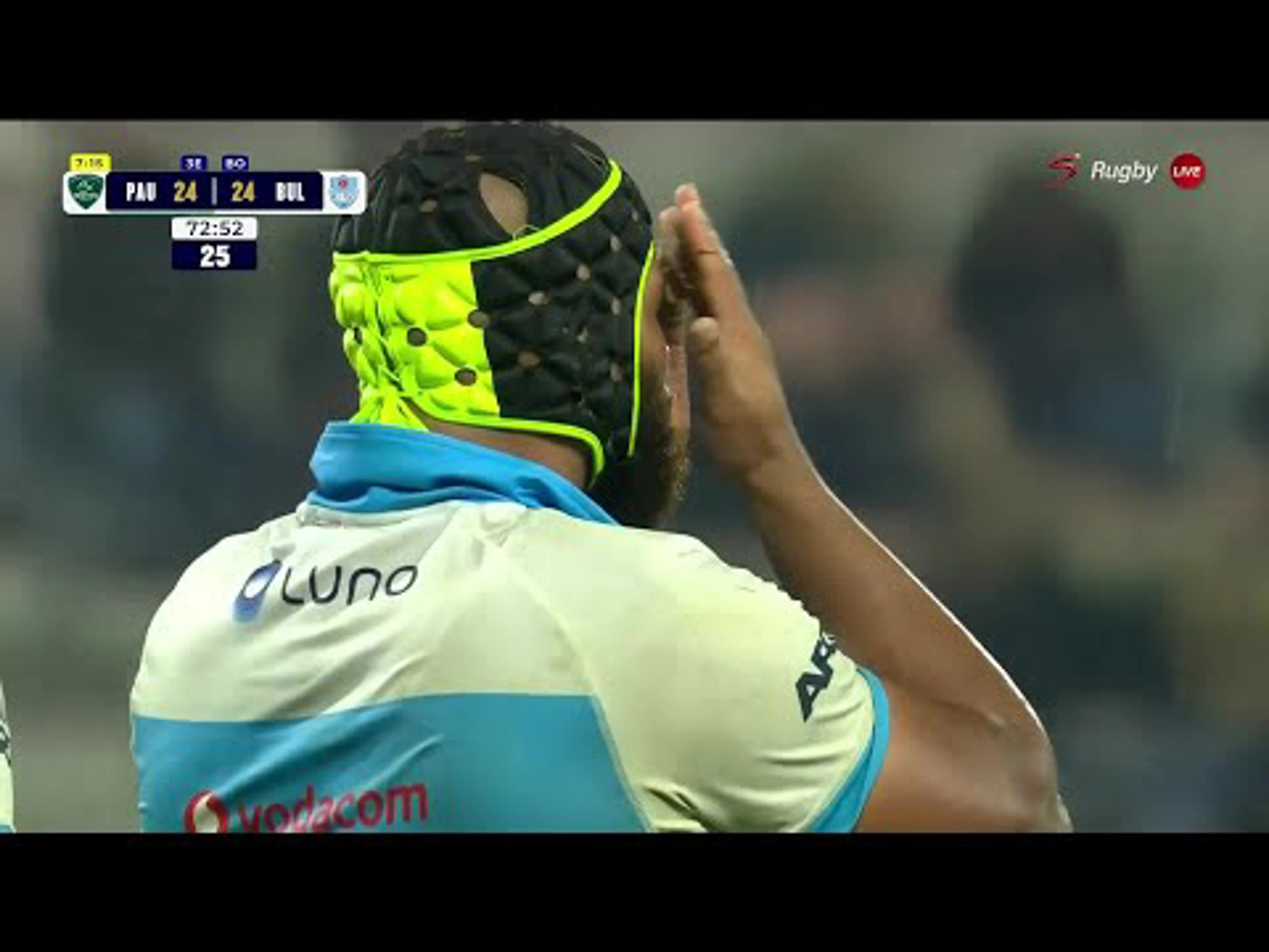 Nizaam Carr With a Try vs. Section Paloise