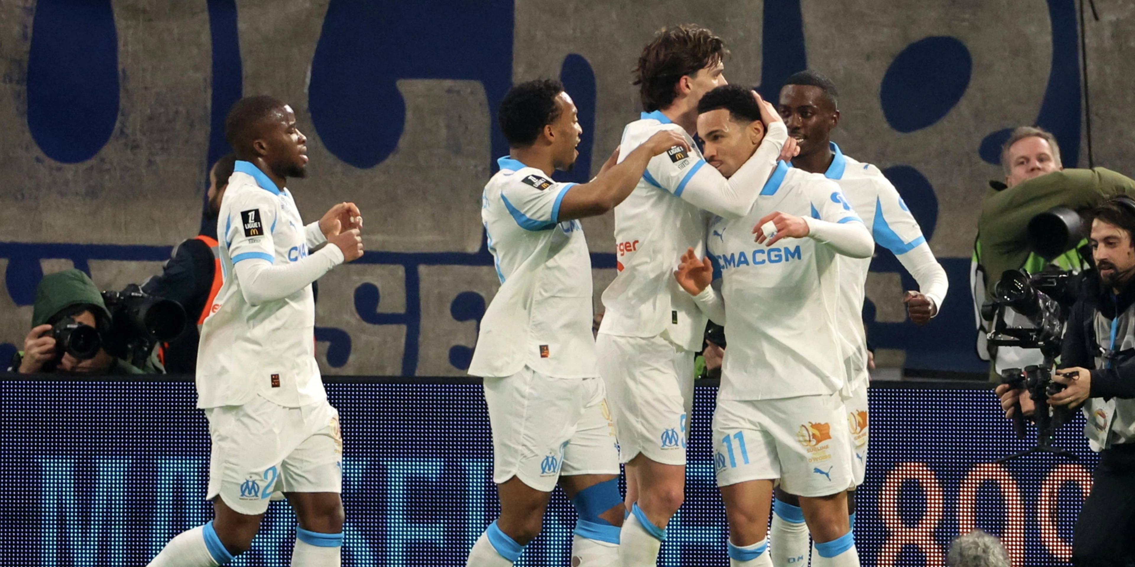 Nwaneri scores on Marseille debut as Lens lose top spot
