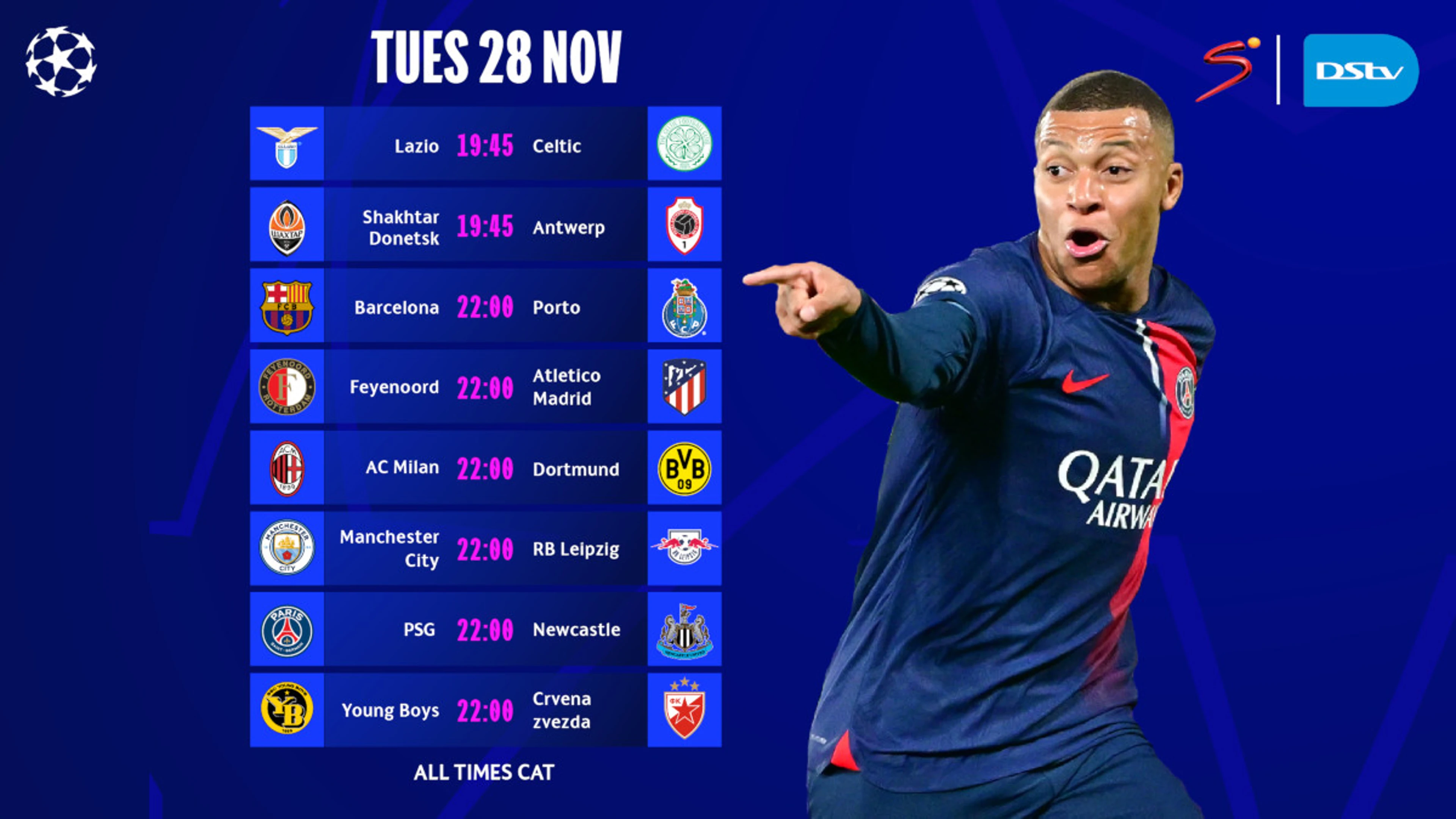 UCL Matchday 5: Game-by-game preview