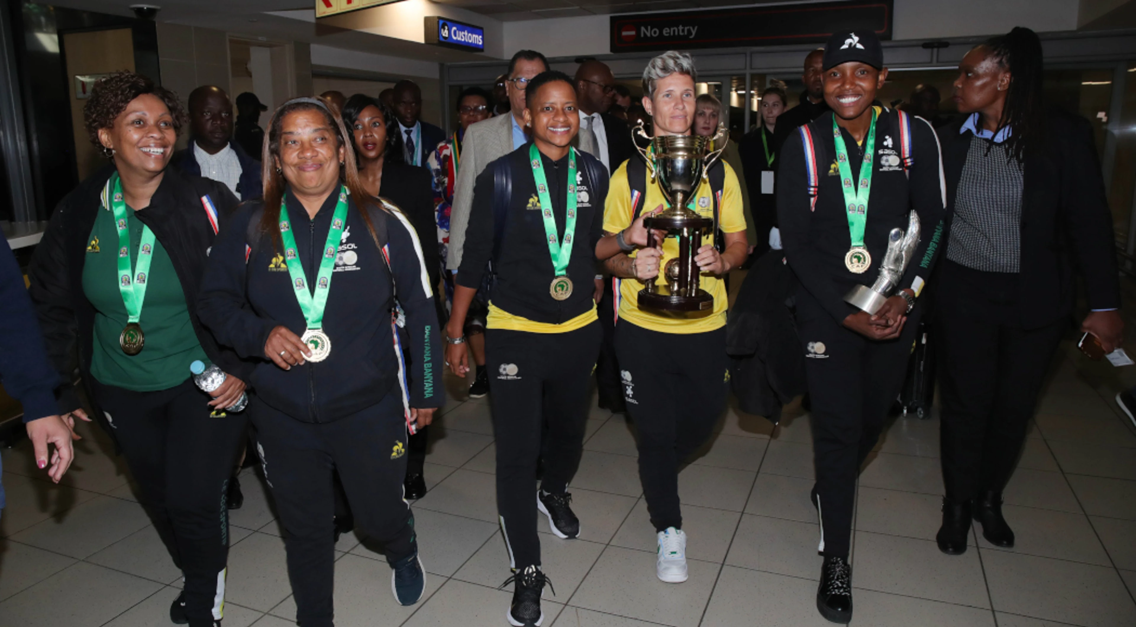 SA continues to celebrate victorious Banyana