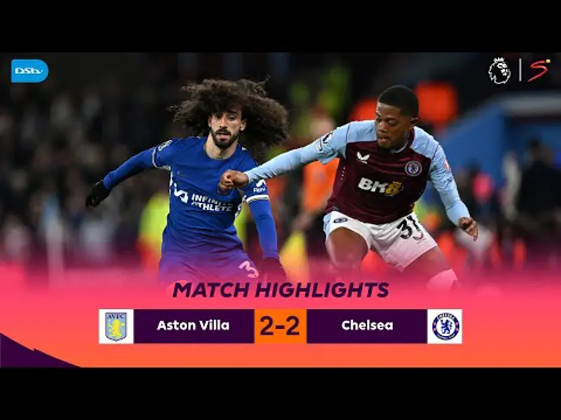 Aston Villa v Chelsea | Match in 3 Minutes | Premier League
