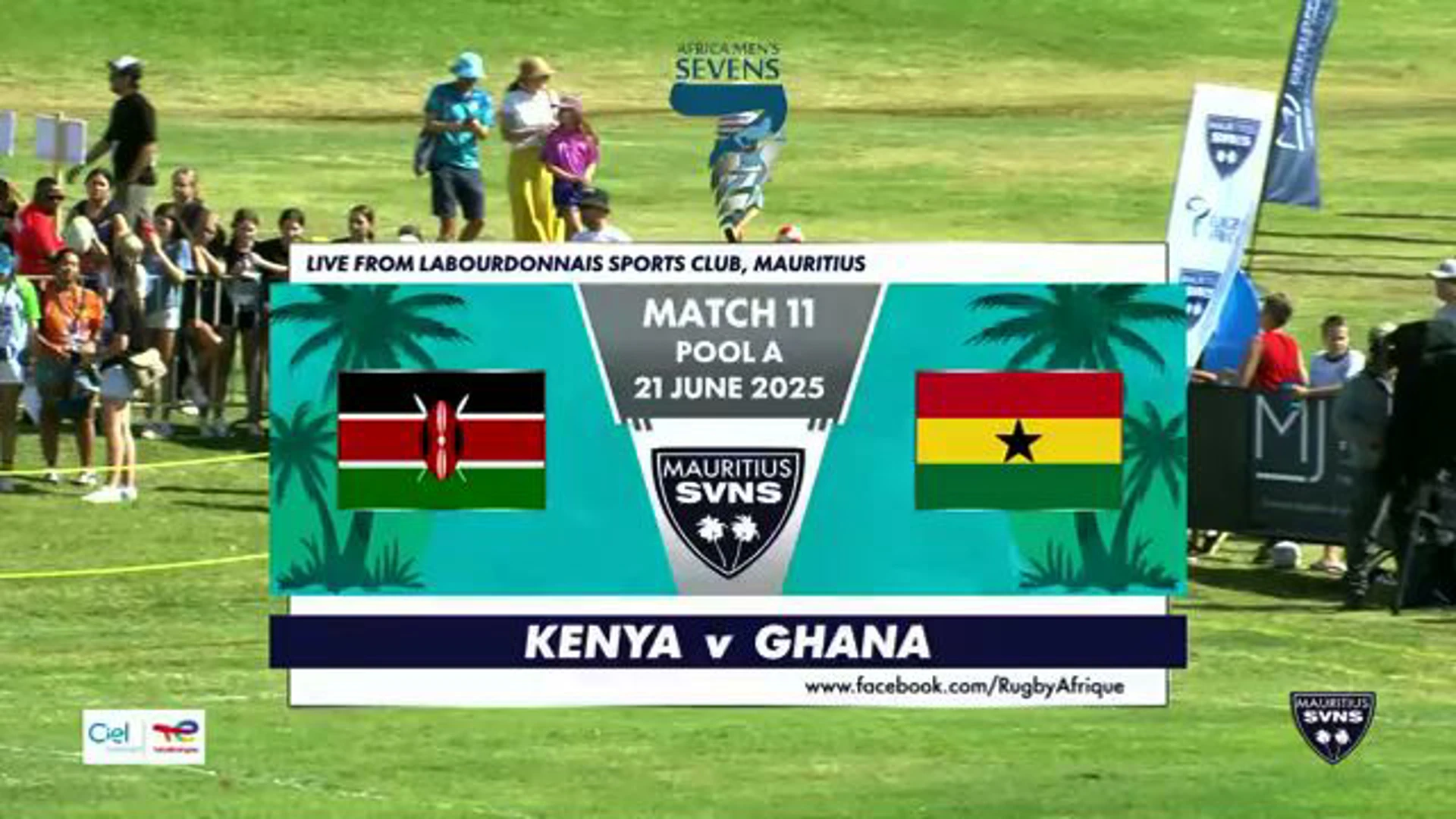 Kenya v Ghana | Africa Sevens Rugby | Africa Sevens Rugby