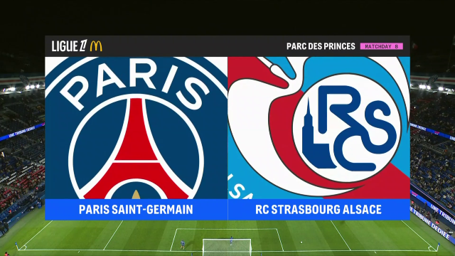 Paris Saint-Germain v RC Strasbourg | Match Highlights | French Ligue 1