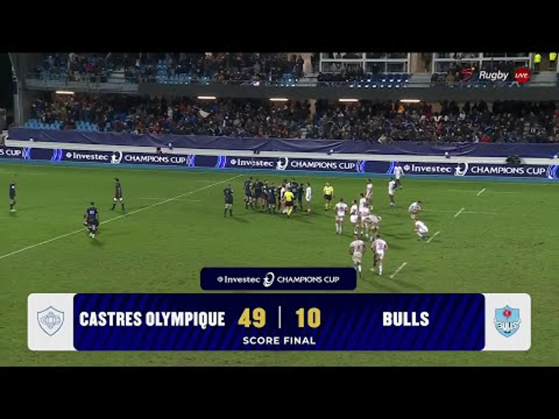 Castres Olympique v Bulls | Match in 3 Minutes | Champions Cup