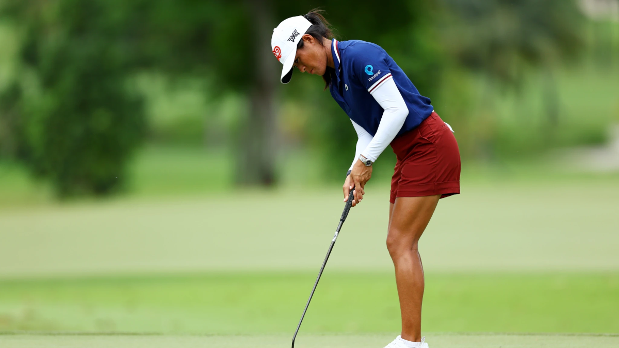 Celine Boutier takes lead with 64 at HSBC Women's World Championship