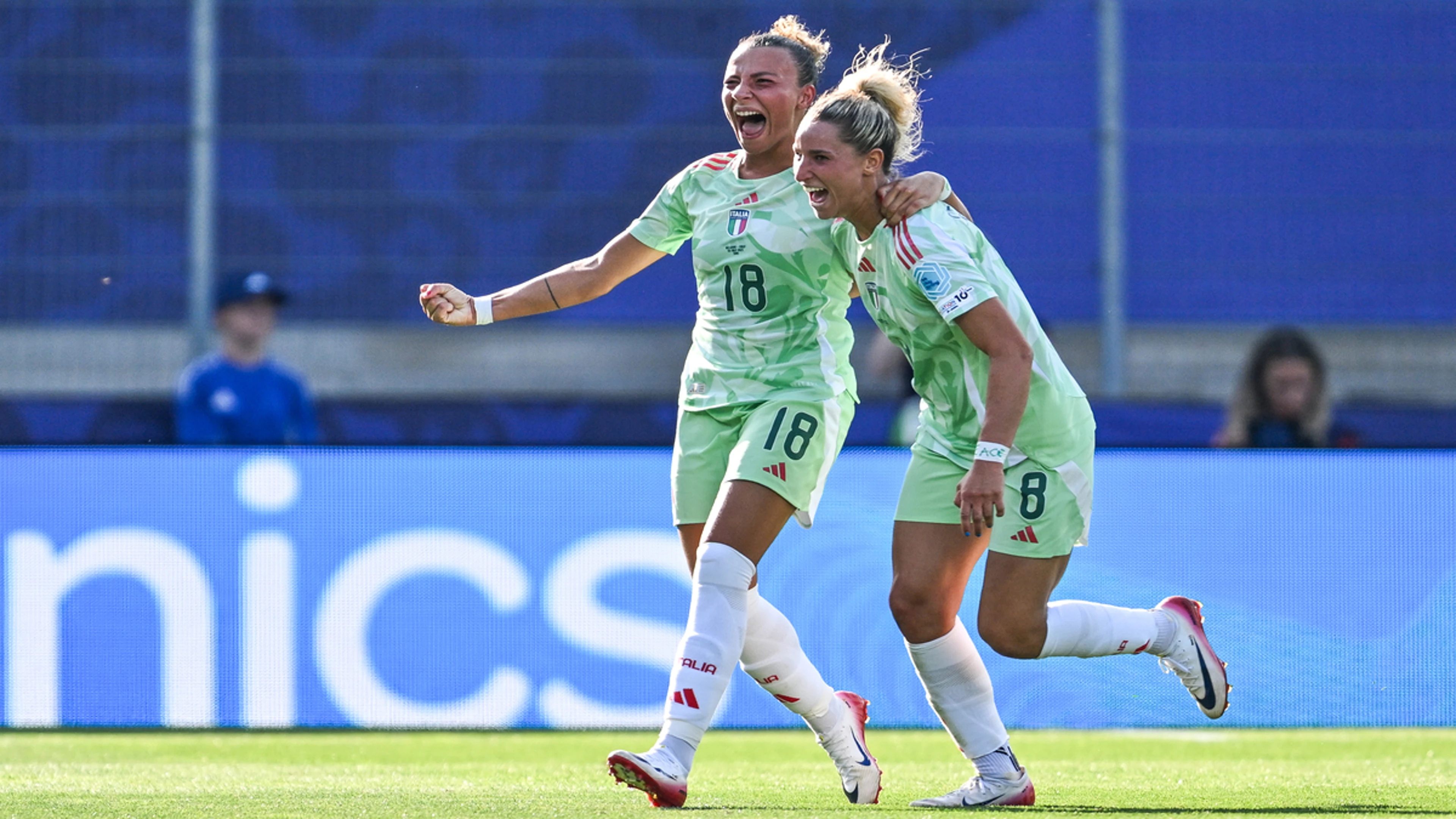 Caruso steers Italy to victory over Belgium in Women's Euro 2025