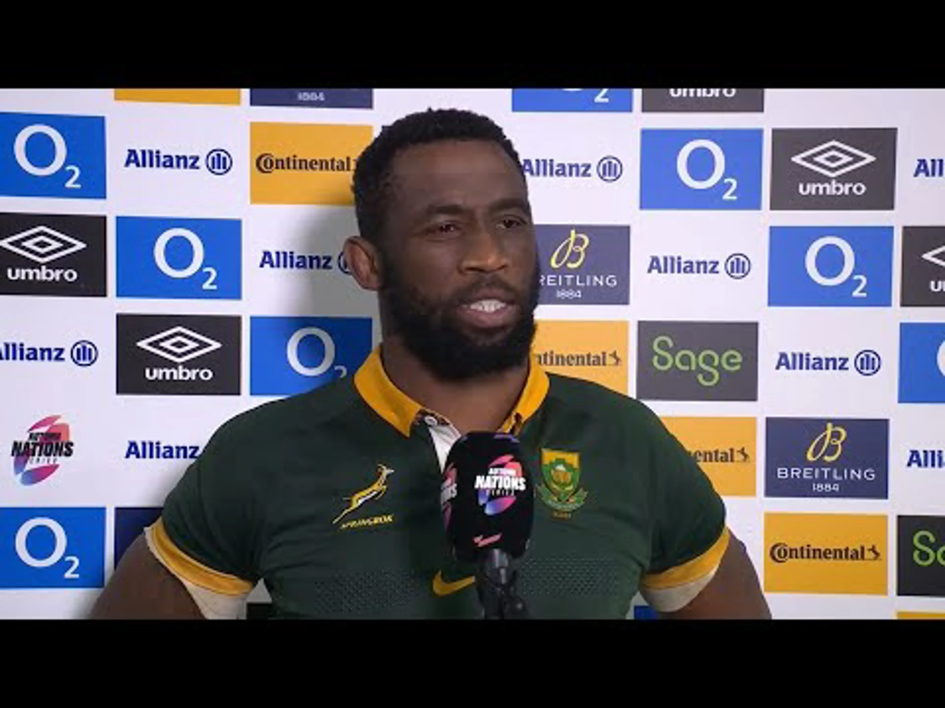 Siya Kolisi post-match interview | England v South Africa | Rugby Championship