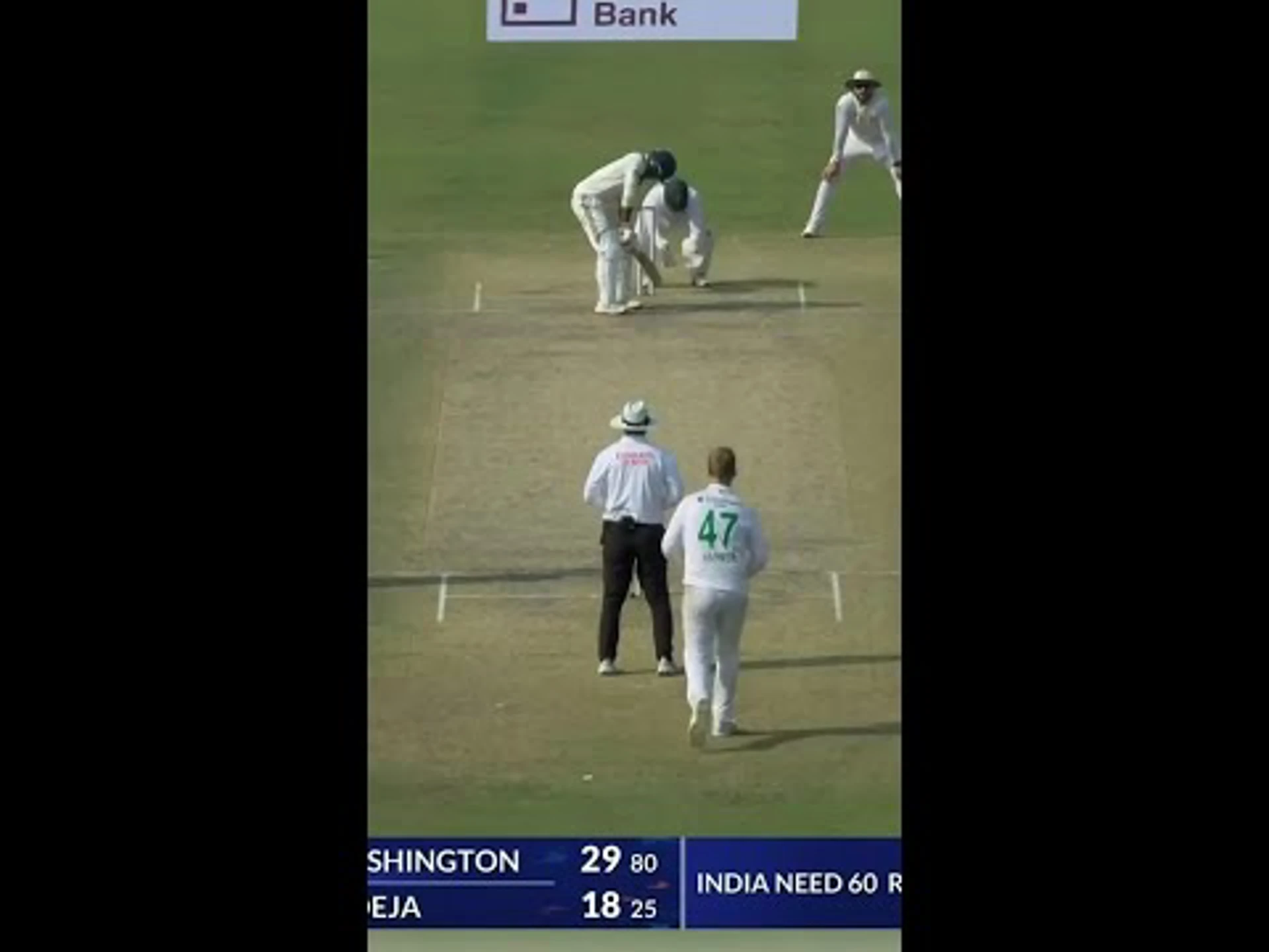 Simon Harmer gets the big wicket of Jadeja!