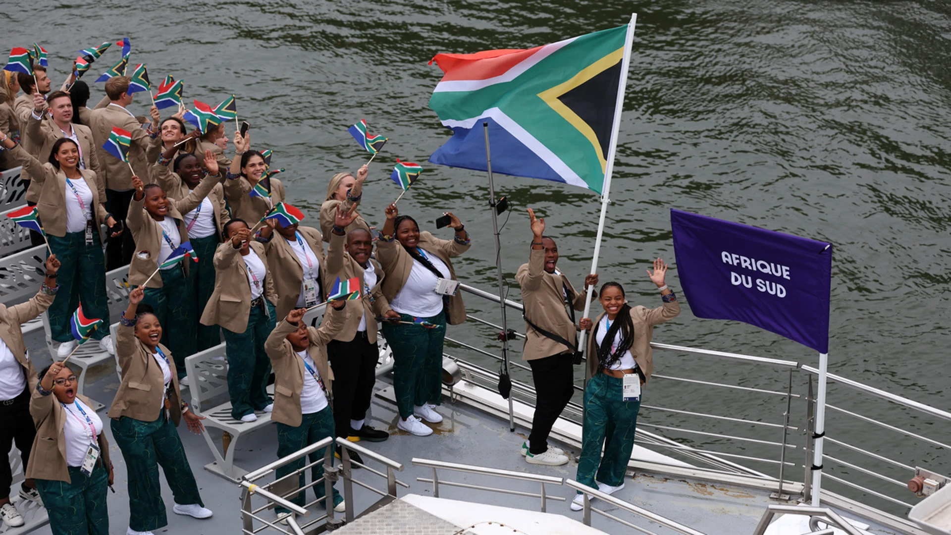 LET THE GAMES BEGIN: Historic river parade, Dion magic ignite Paris Olympics