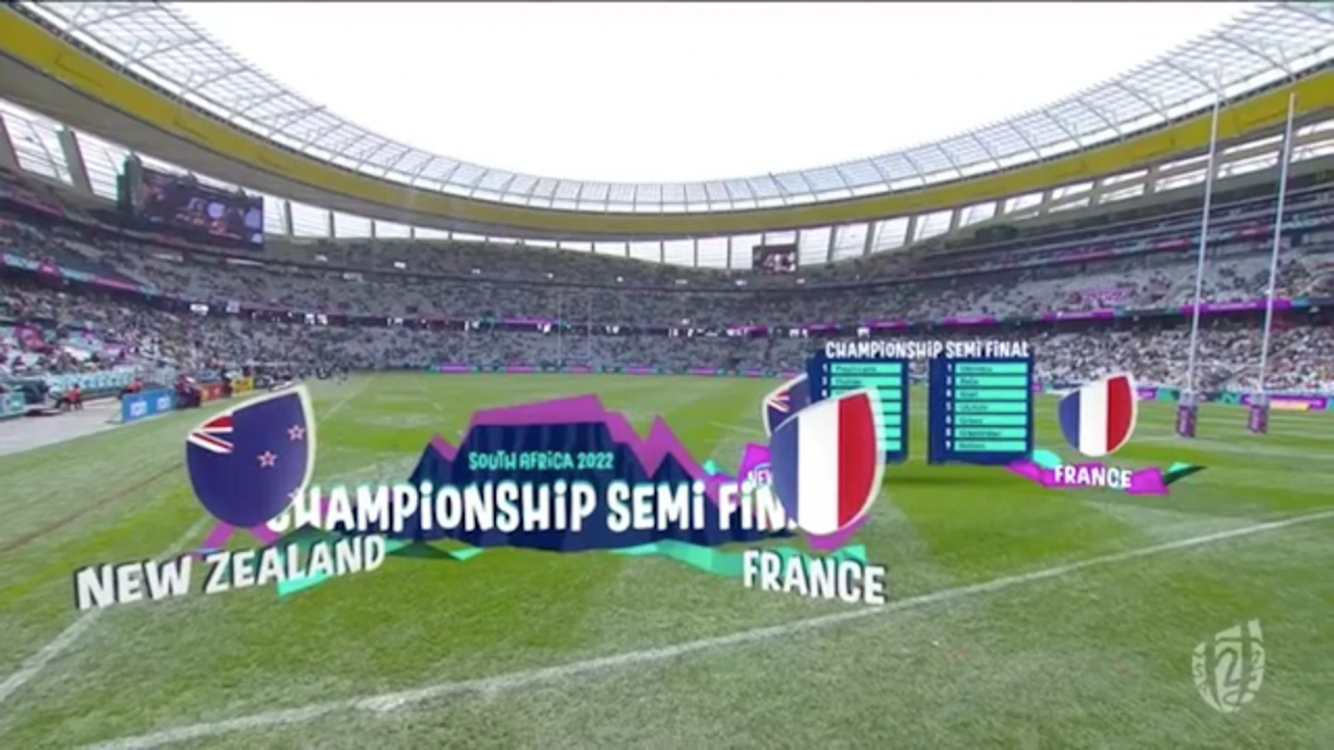 Rugby World Cup Sevens | Women | SF 1 | New Zealand v France | Highlights