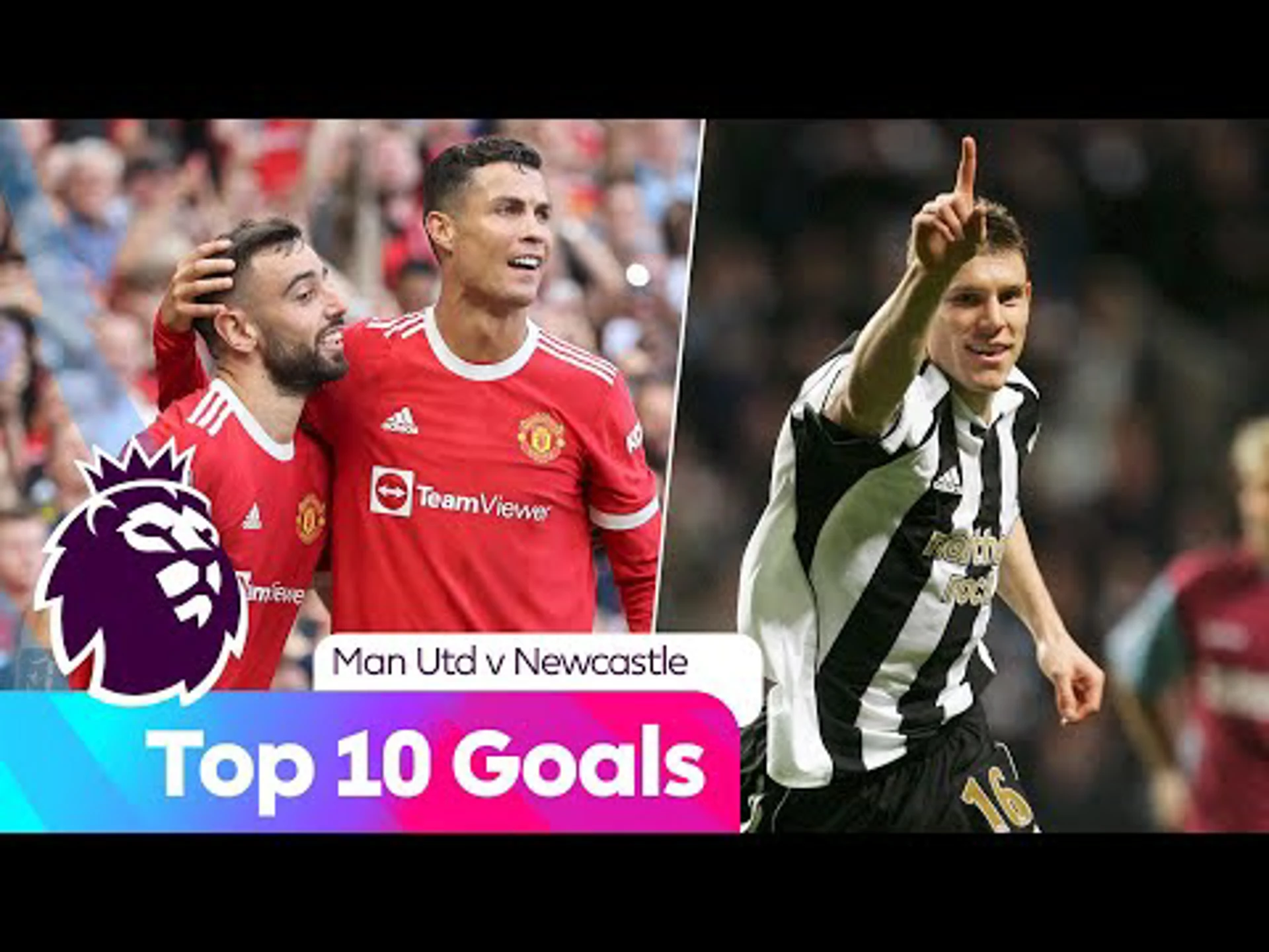 Top Ten Goals | Man United against Newcastle | Premier League