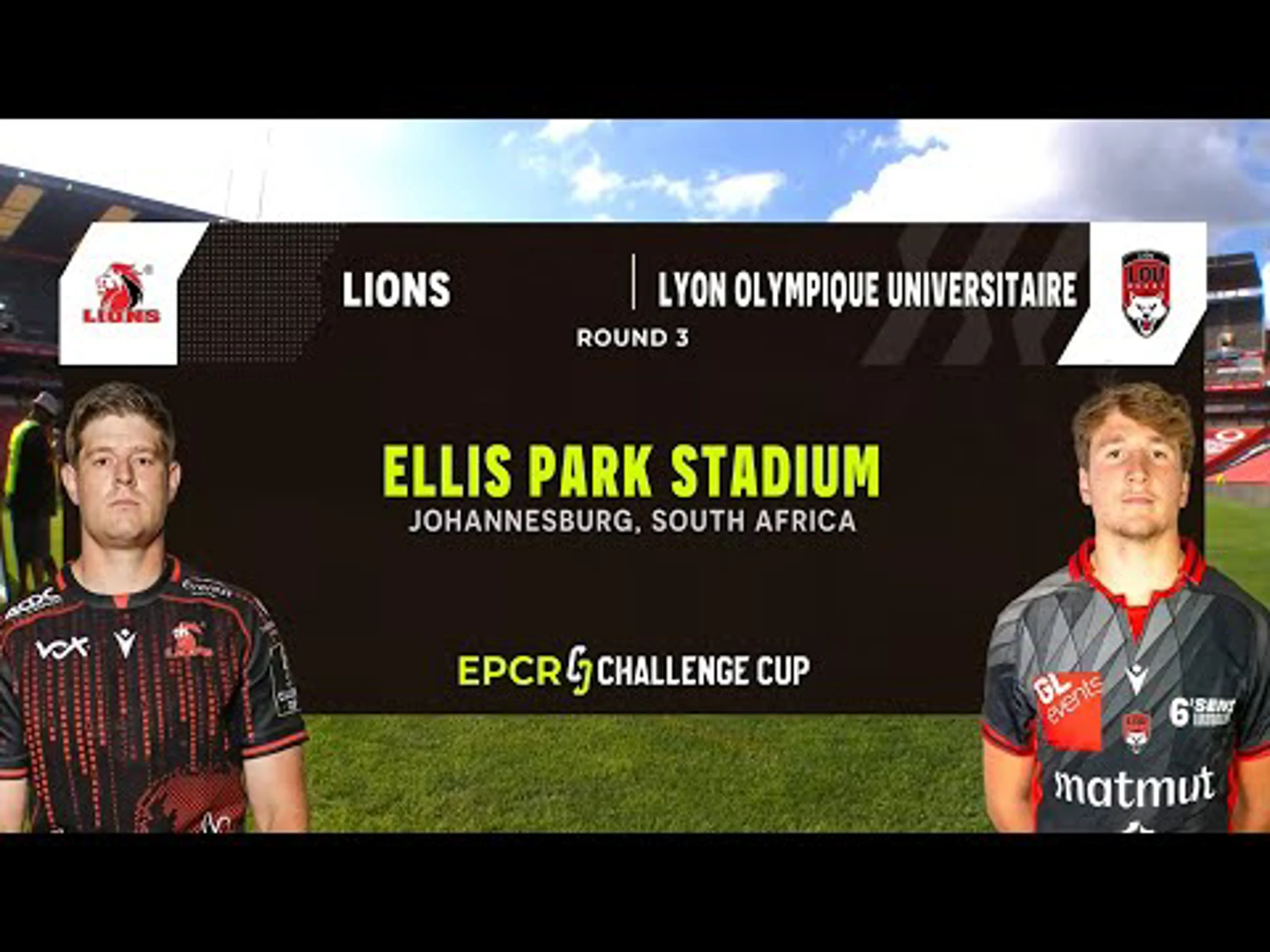 Lions v Lyon Olympique | Match Highlights | European Rugby Challenge Cup