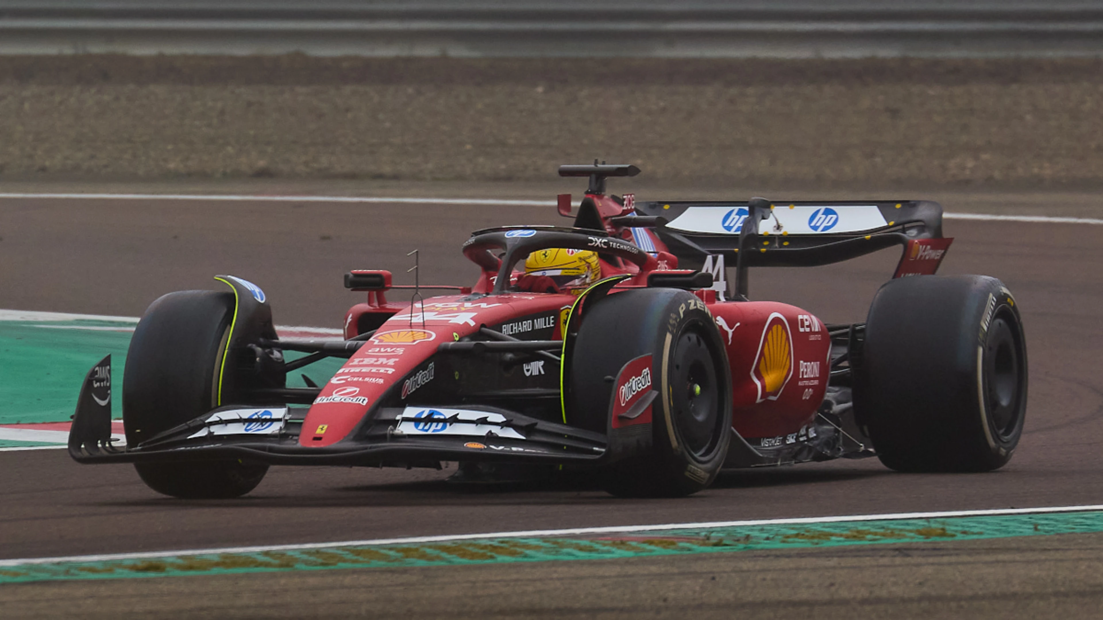 Hamilton in red, Verstappen under pressure for F1's 75th anniversary