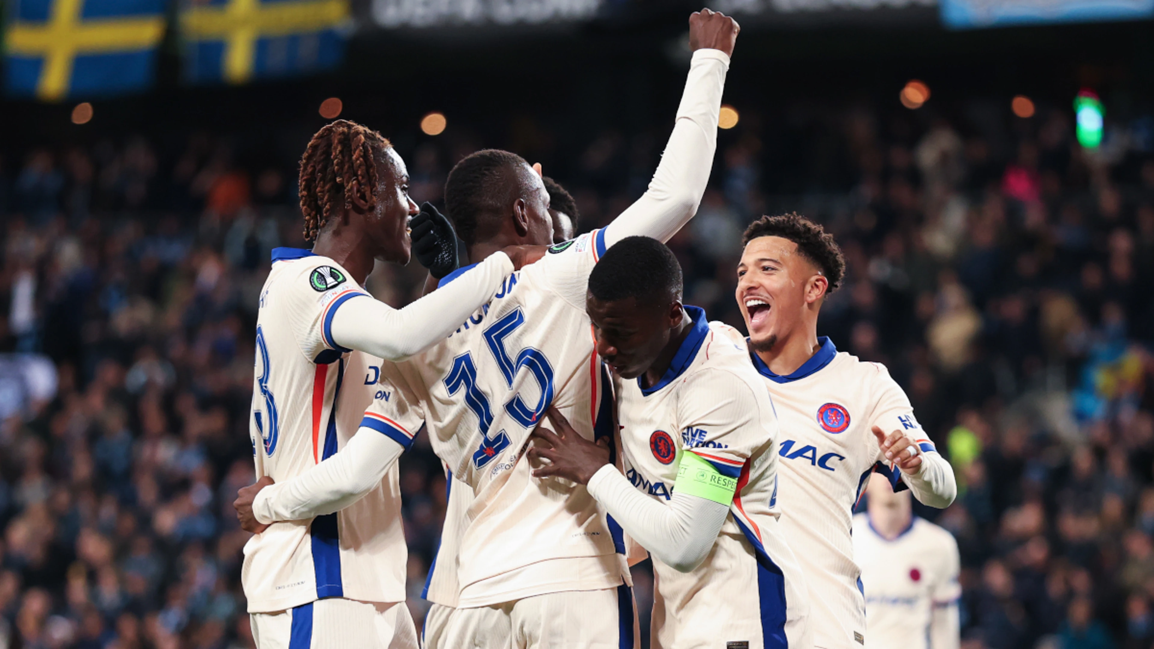 Chelsea close in on Conference League final with win at Djurgarden