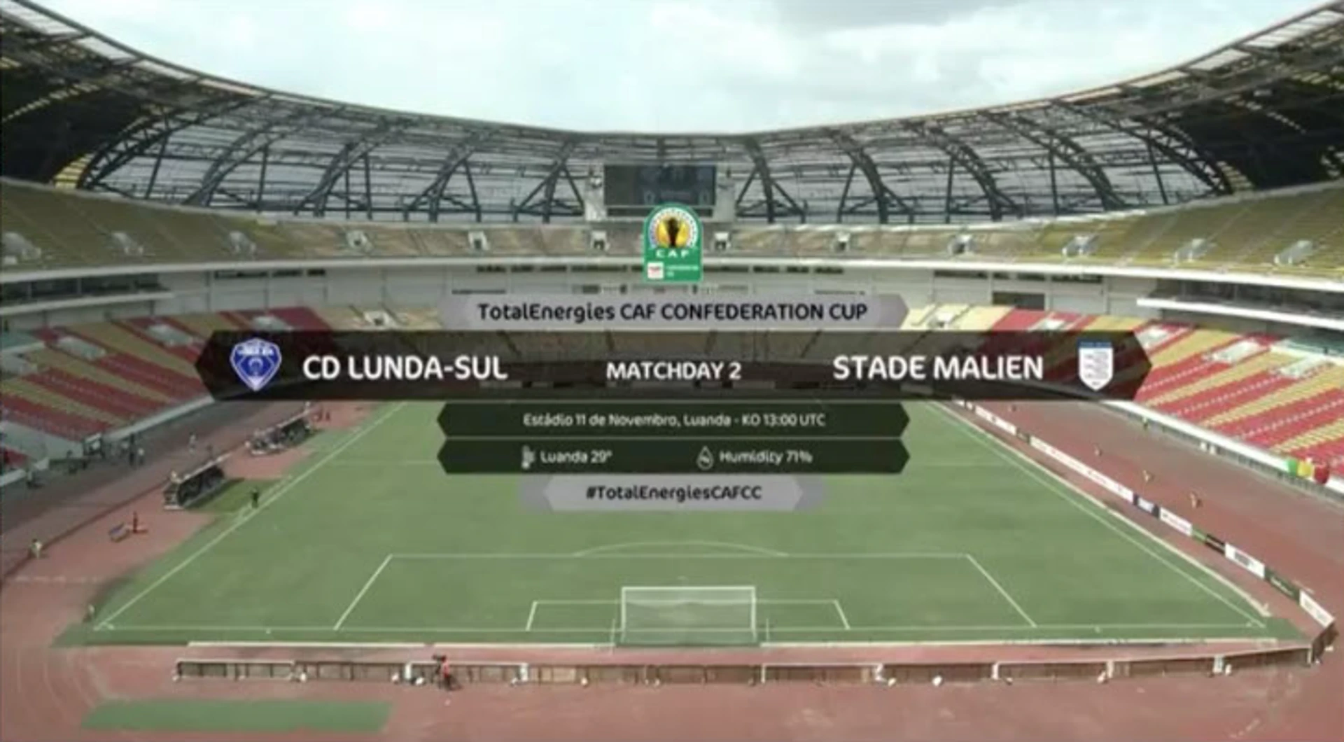 CD Lunda Sul v Stade Malien | Match Highlights | CAF Confederation Cup