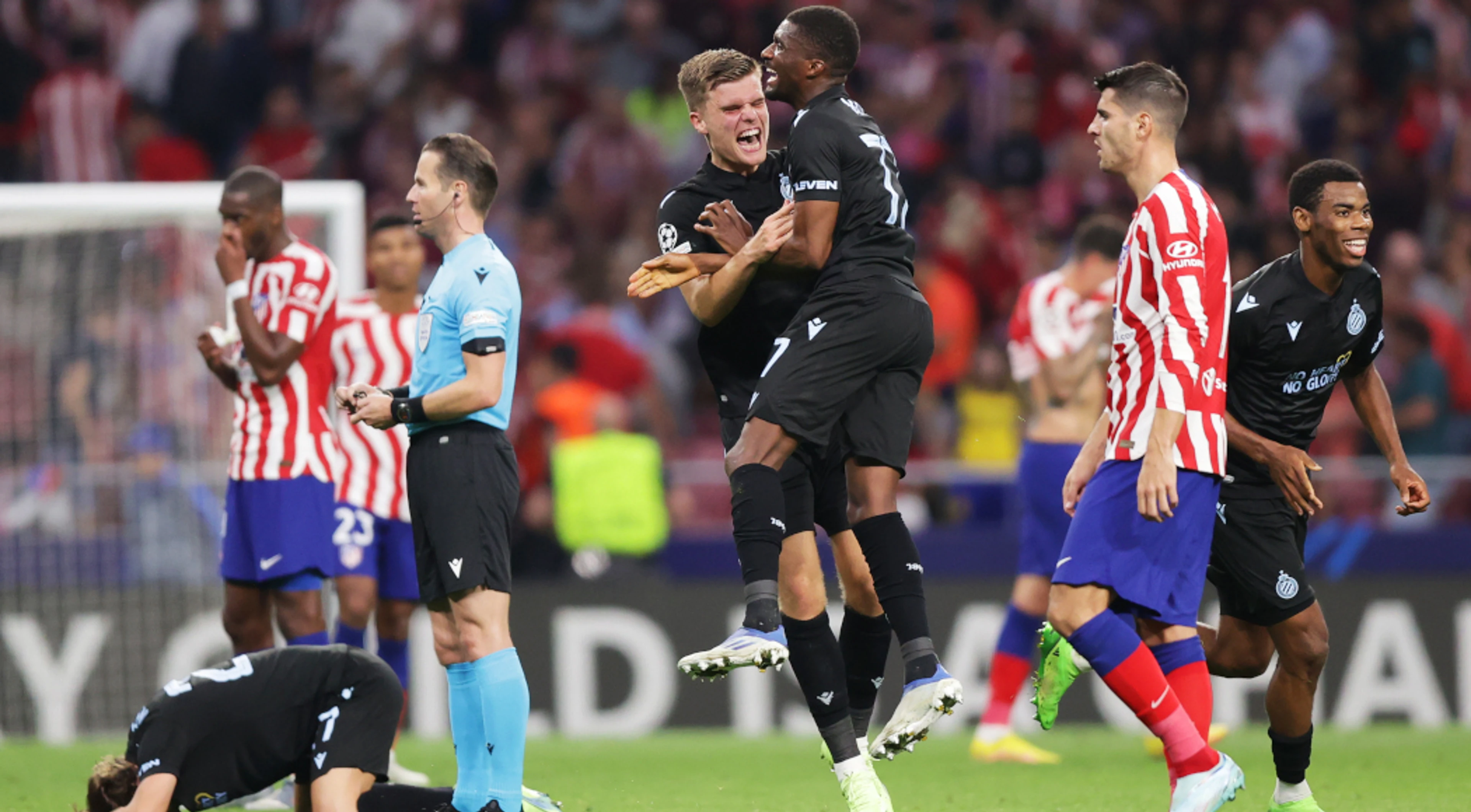 Club Brugge earn Atletico draw to reach Champions League knock-outs